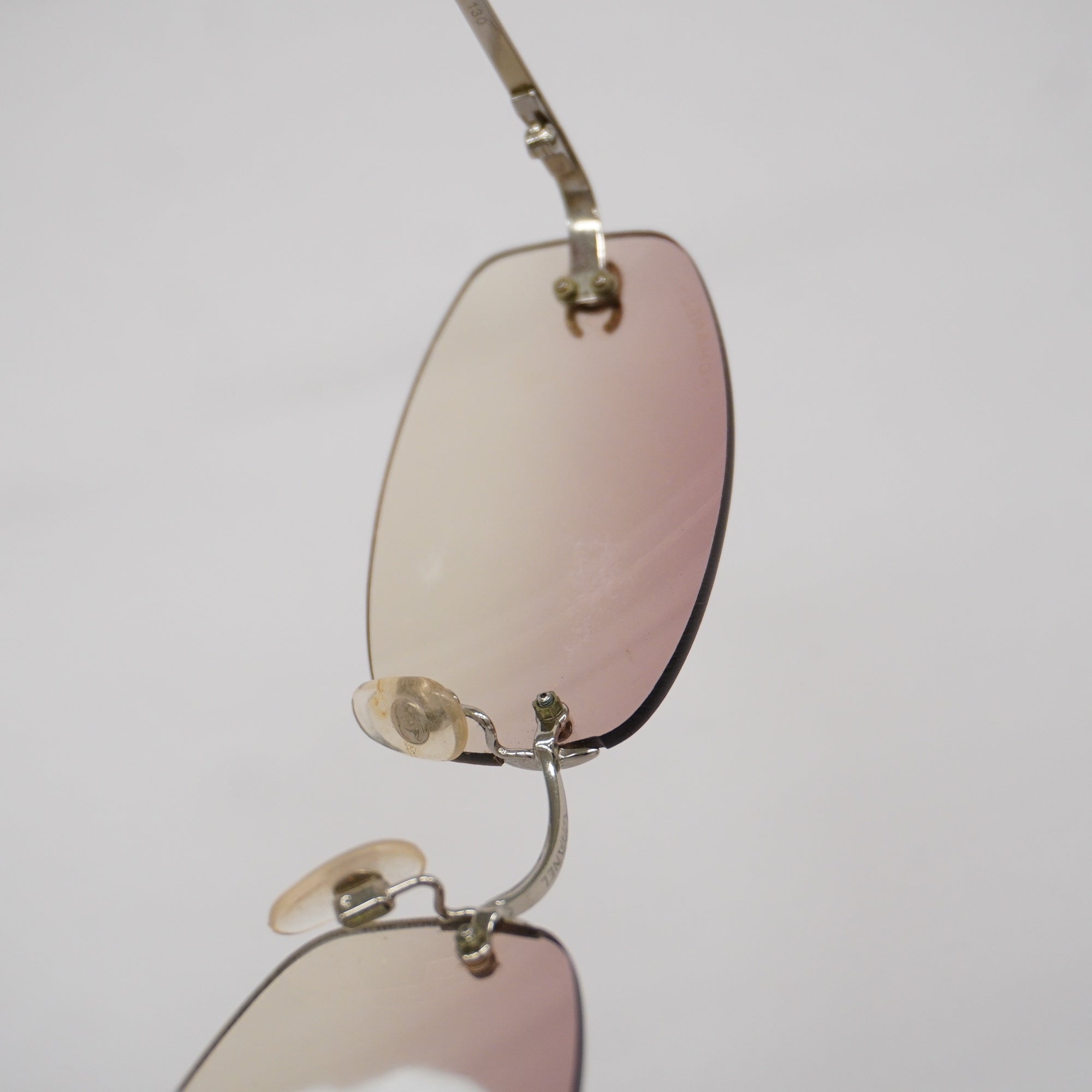 CHANELAuth  Women's Sunglasses Pink Sunglasses 4002 Silver hardware