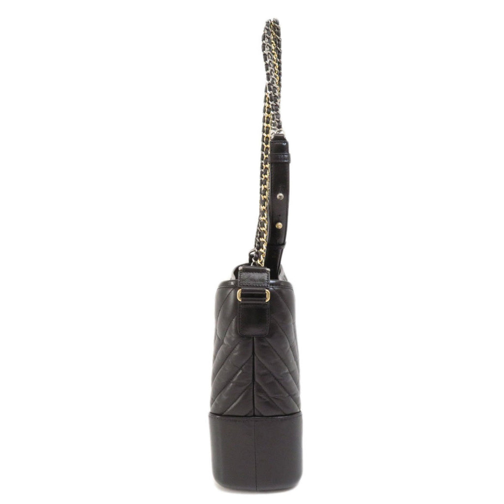 CHANEL V stitch shoulder bag calf Ladies