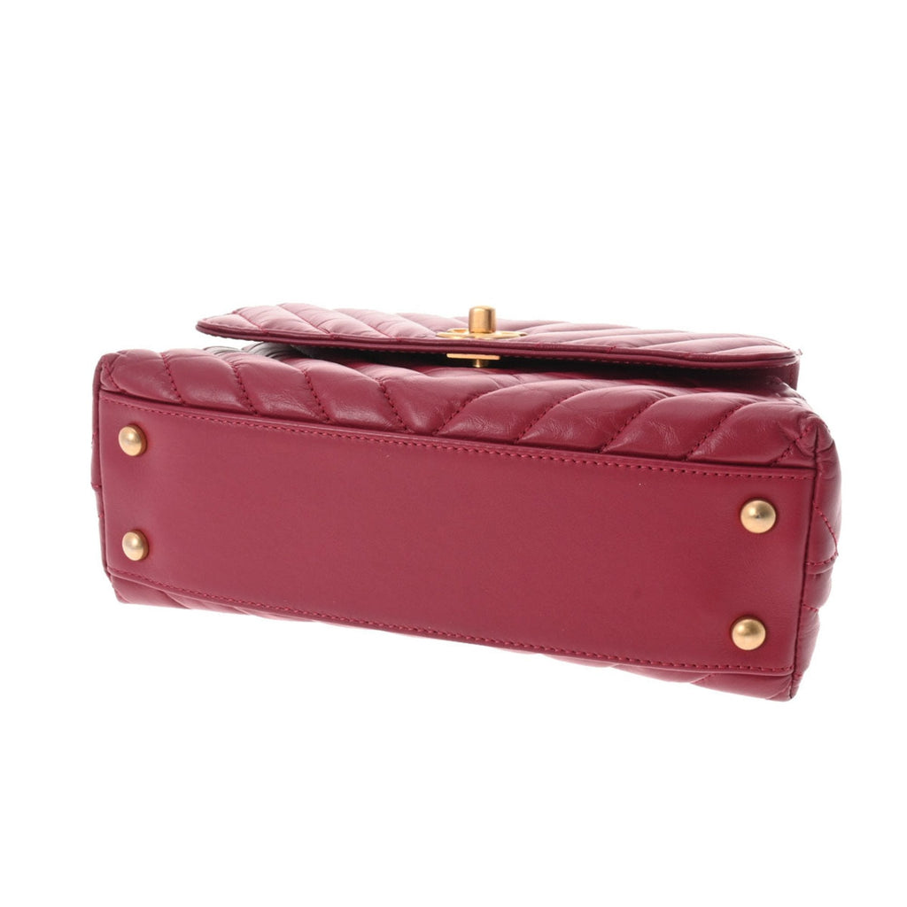 CHANEL V Stitch XS Bordeaux A92990 Ladies Calf Bag