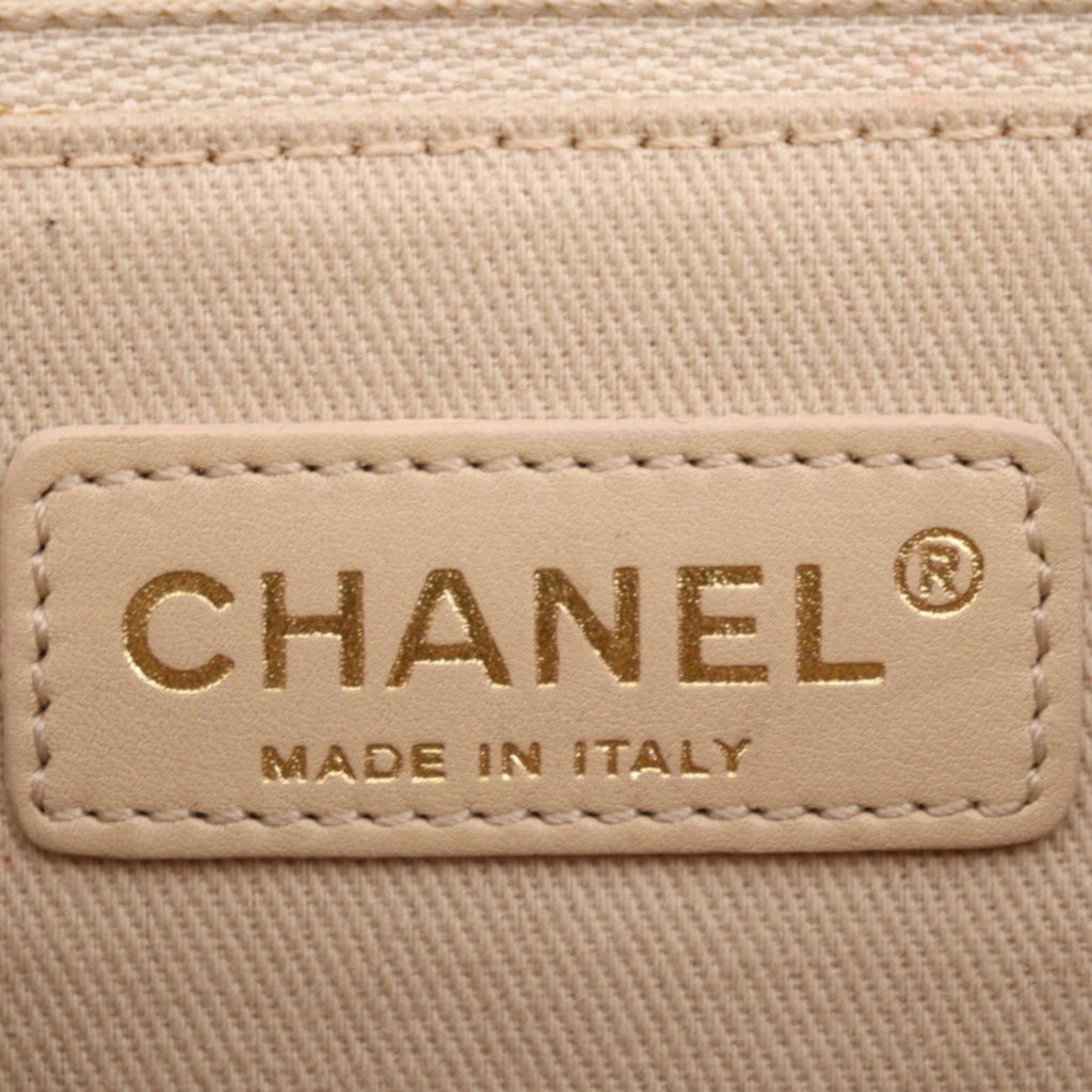CHANEL shoulder bag leather canvas Bordeaux system here mark 2WAY handbag gold metal fittings chain 12 series