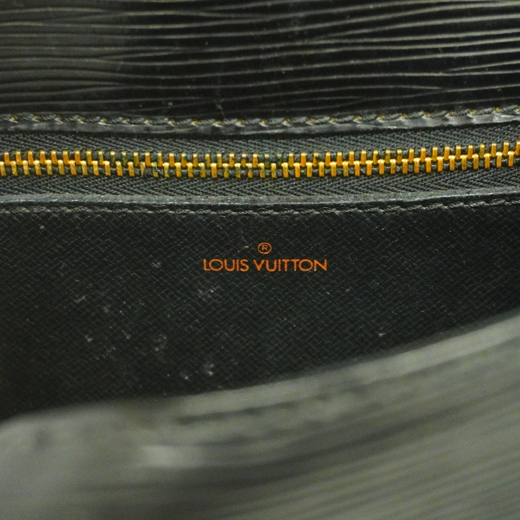 LOUIS VUITTONAuth  Epi Saint Cloud M52192 Women's Shoulder Bag Noir