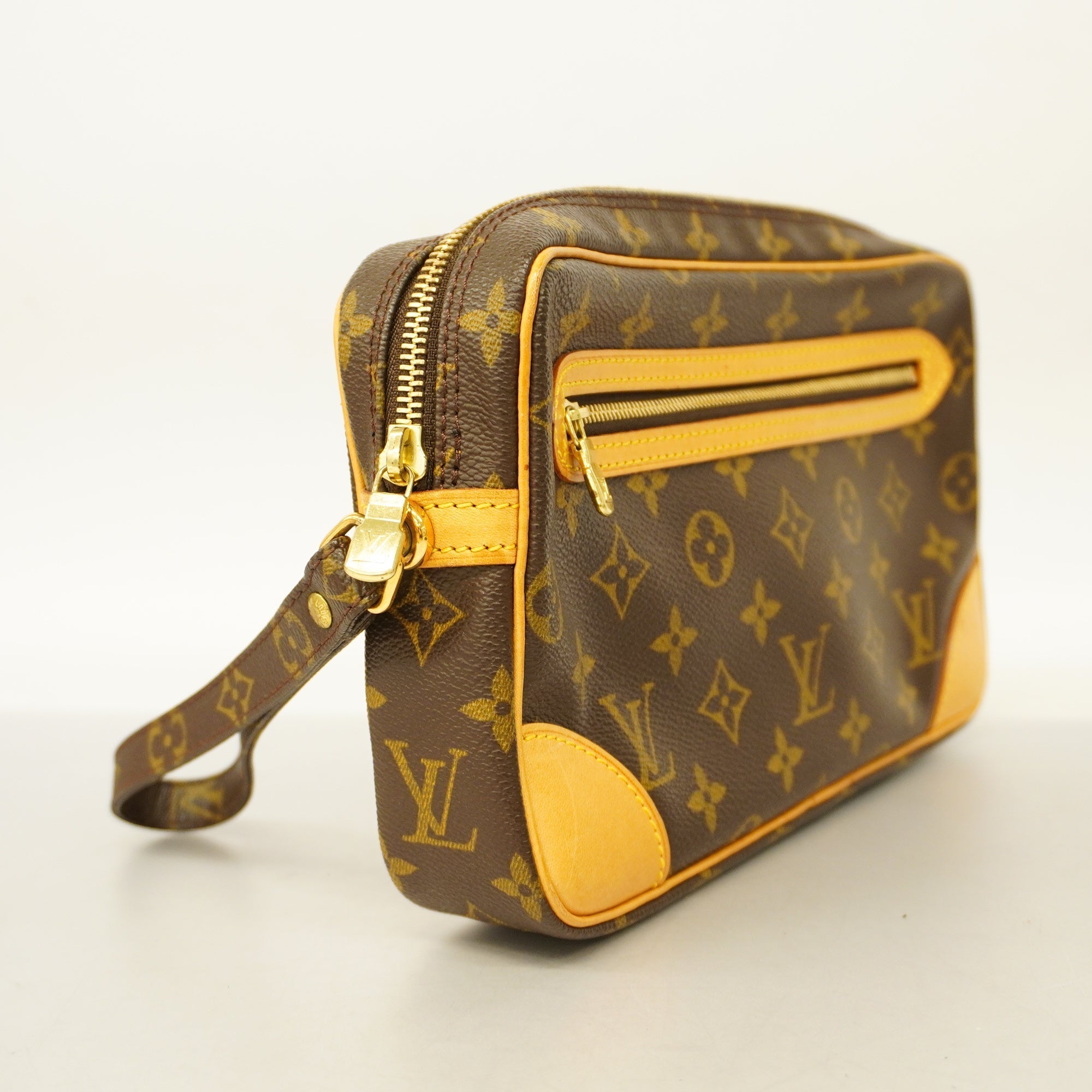 LOUIS VUITTONAuth  Monogram Marley Dragonne GM M51825 Clutch Bag