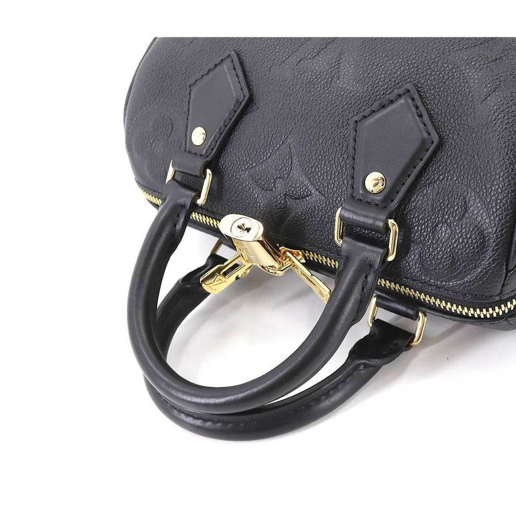 Louis Vuitton Monogram Implant Speedy Bandouliere 20 2way Hand Shoulder Bag Noir M58953 RFID
