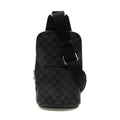 LOUIS VUITTON Avenue Sling Bag Gray Damier graphite PVC coated canvas N41719
