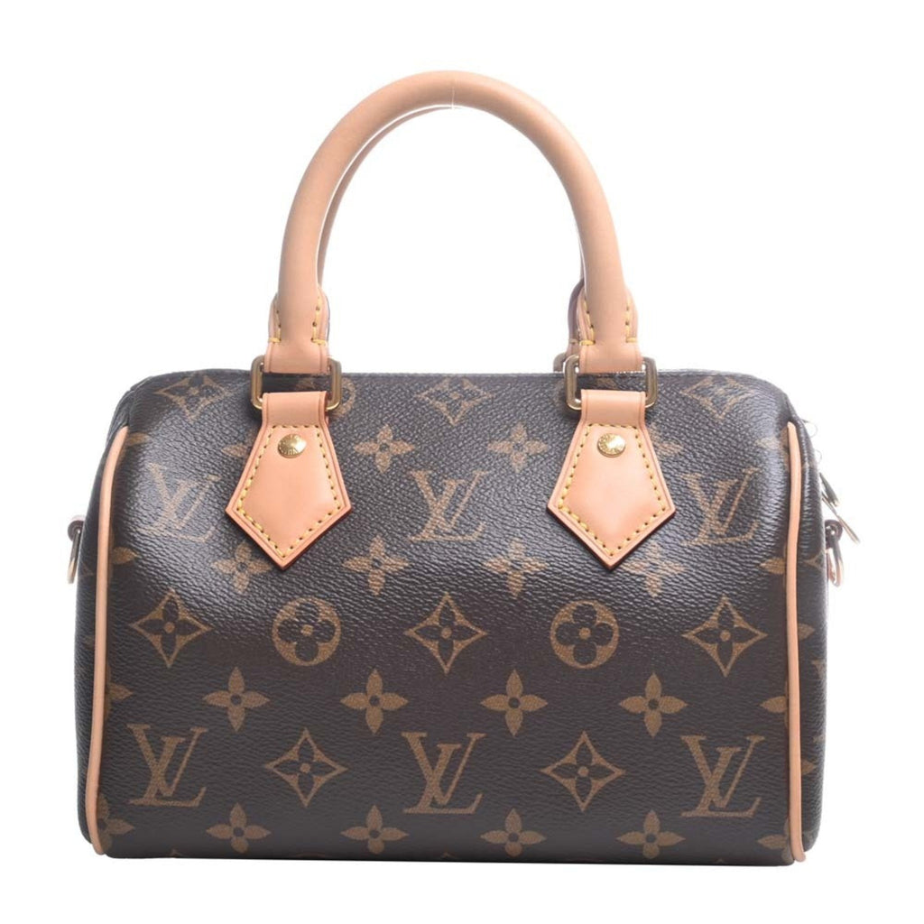 LOUIS VUITTON Monogram Speedy Bandouliere 20 Handbag M46234 Brown Women's