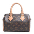 LOUIS VUITTON Monogram Speedy Bandouliere 20 Handbag M46234 Brown Women's