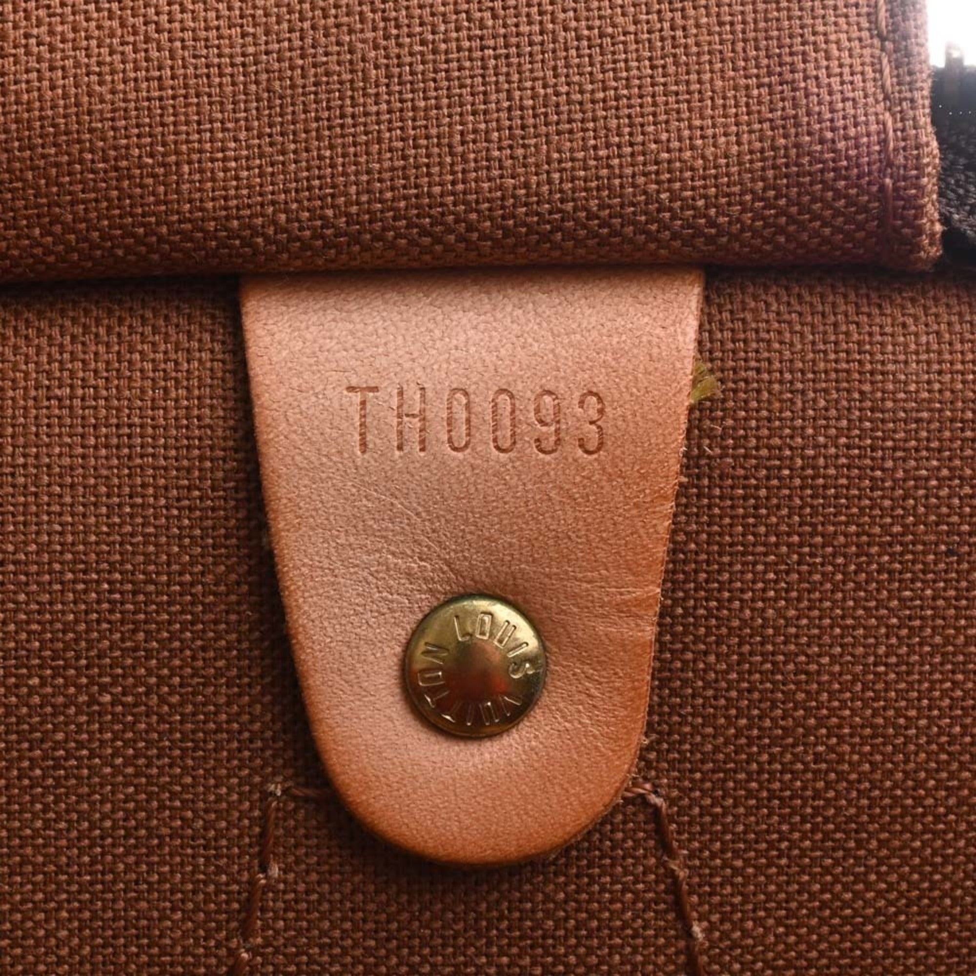 LOUIS VUITTON Monogram Speedy 35 Handbag Boston Bag M41524 Brown Women's