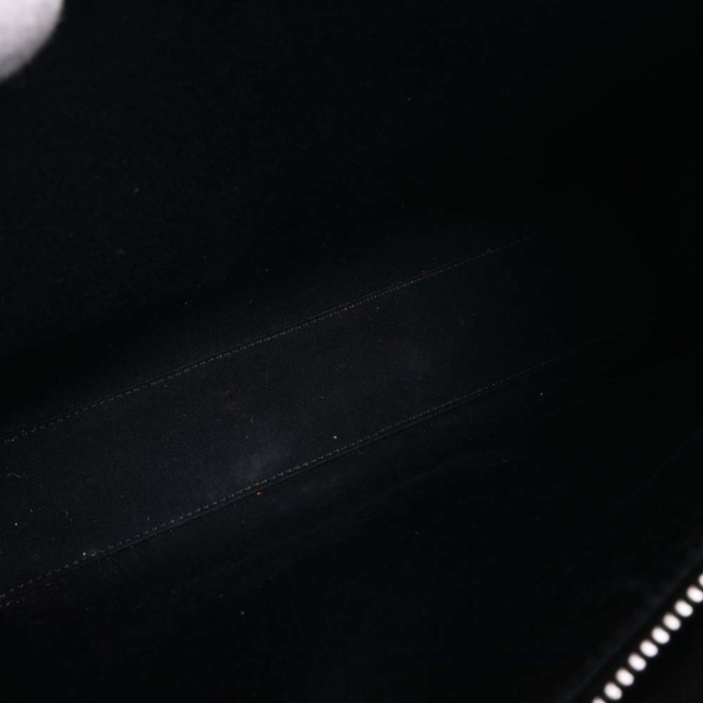 SAINT LAURENT Cavalive Gauche Leather Handbag 504924 Black Ladies