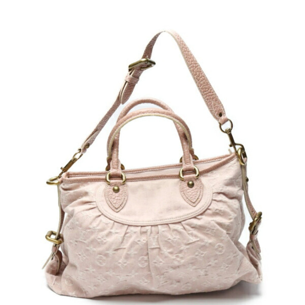 LOUIS VUITTON Neo Cavy MM Monogram Denim M95836  Rose Handbag LV