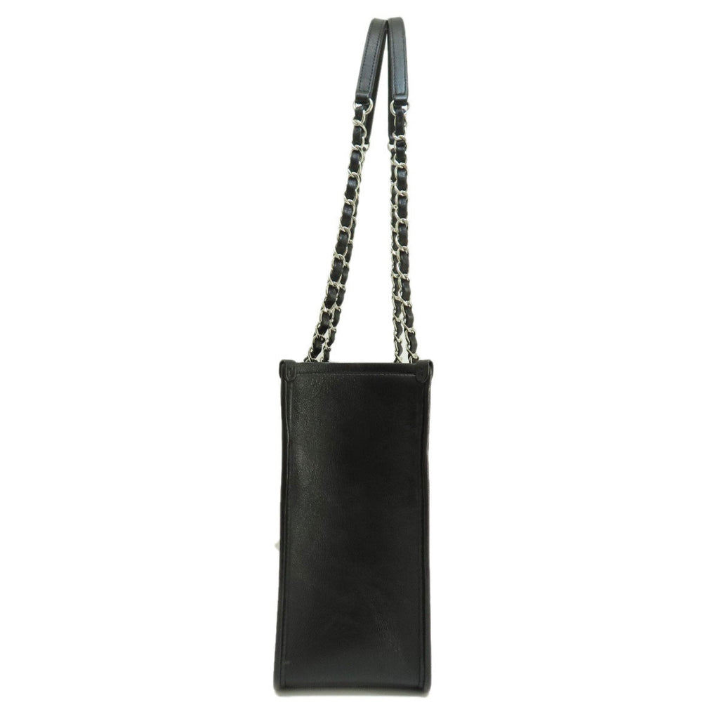 CHANEL Chain Bag Matelasse Tote Calf Women's