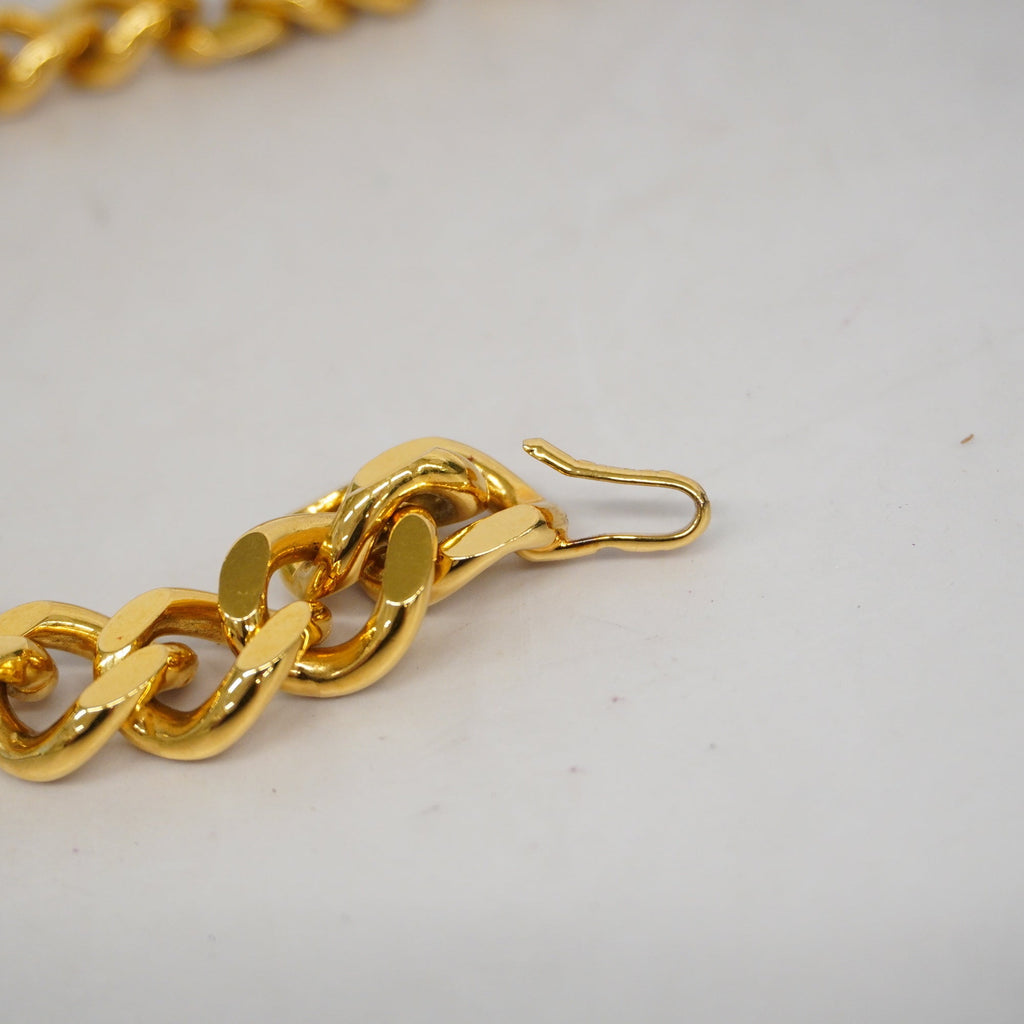 CHANELAuth  Chain Belt Gold Metal Women's Chain Belt