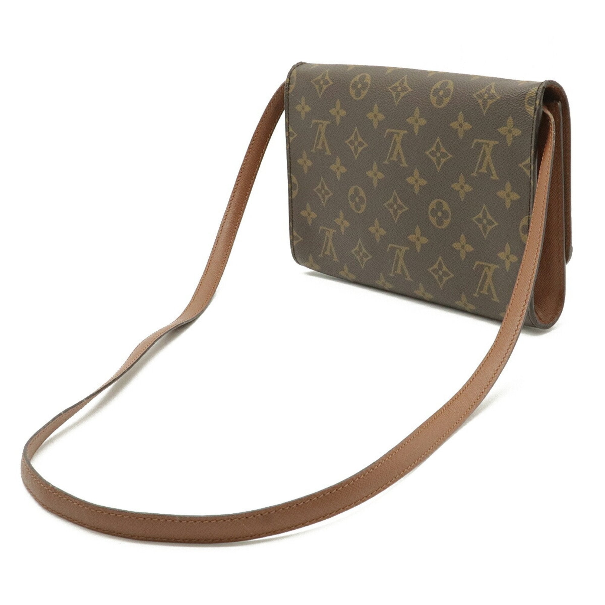 Louis Vuitton Monogram Bordeaux 24 Shoulder Bag Clutch Second M51798