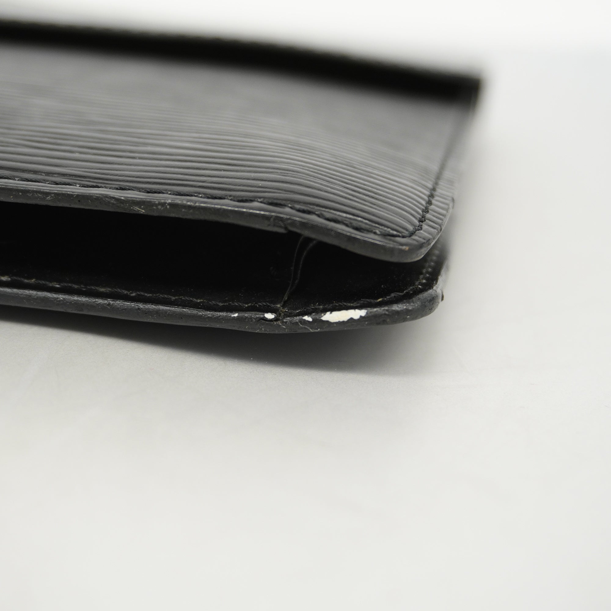 LOUIS VUITTONAuth  Epi Montaigne M52652 Women's Clutch Bag Noir
