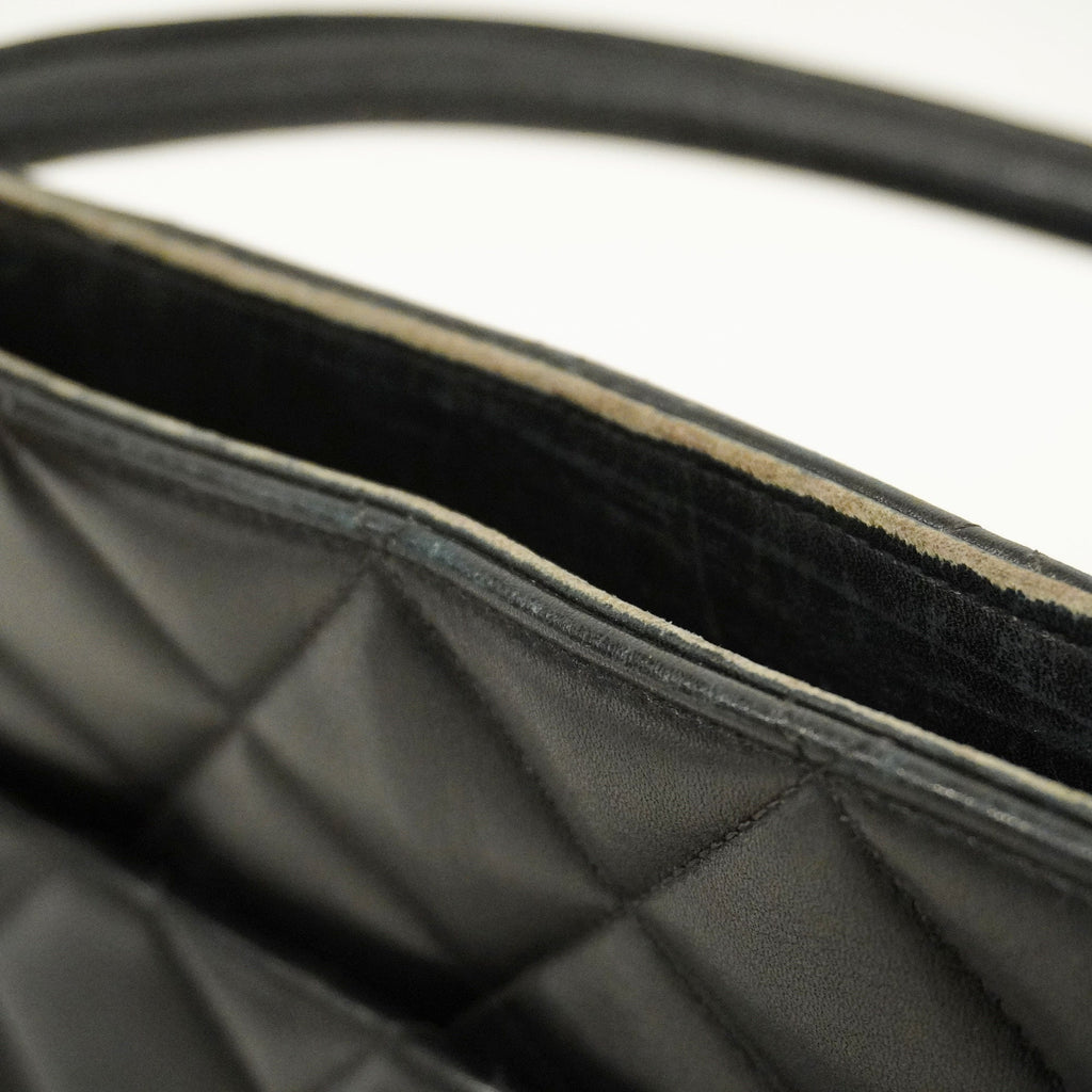 CHANELAuth  Reprint Tote Women's Leather Tote Bag Black