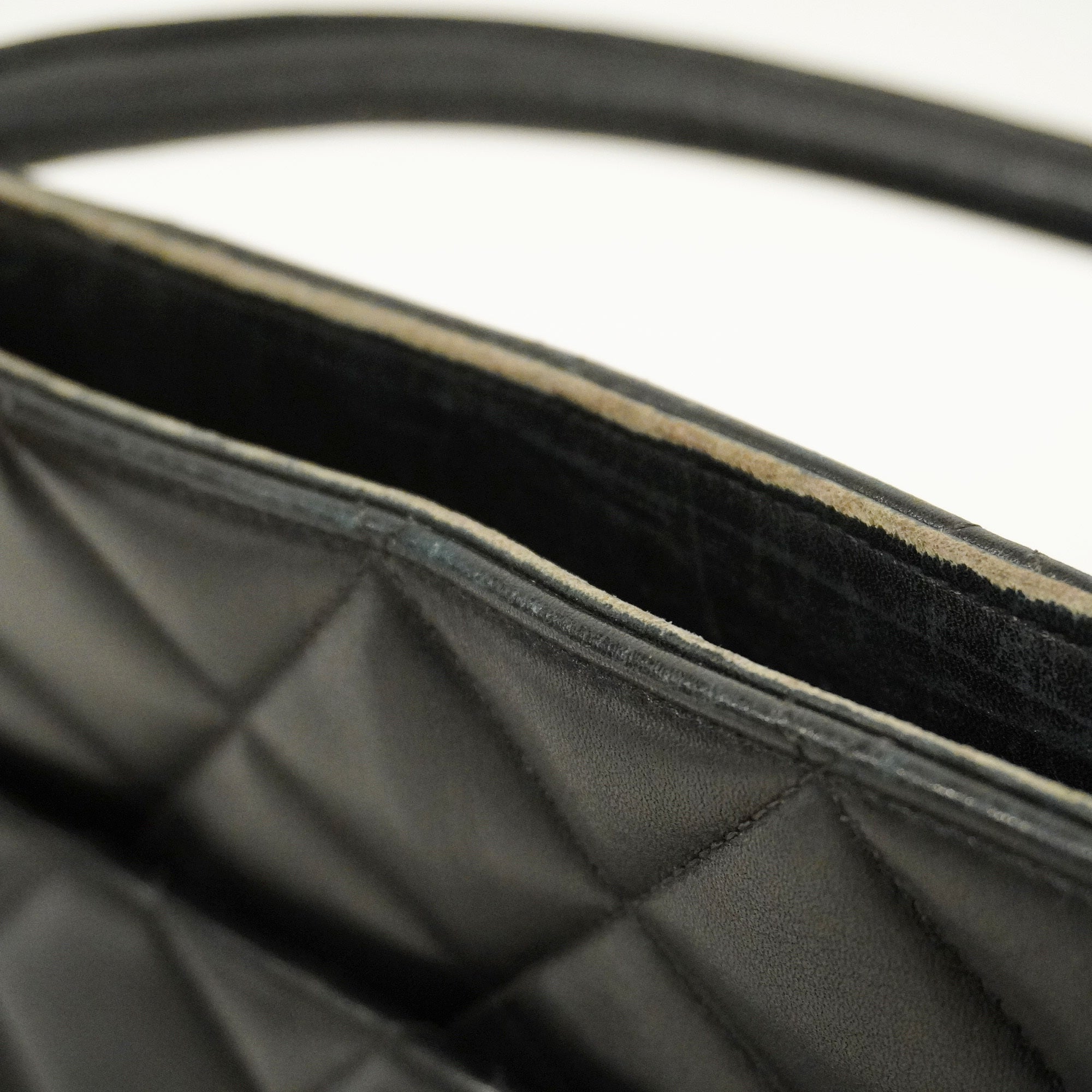 CHANELAuth  Reprint Tote Women's Leather Tote Bag Black