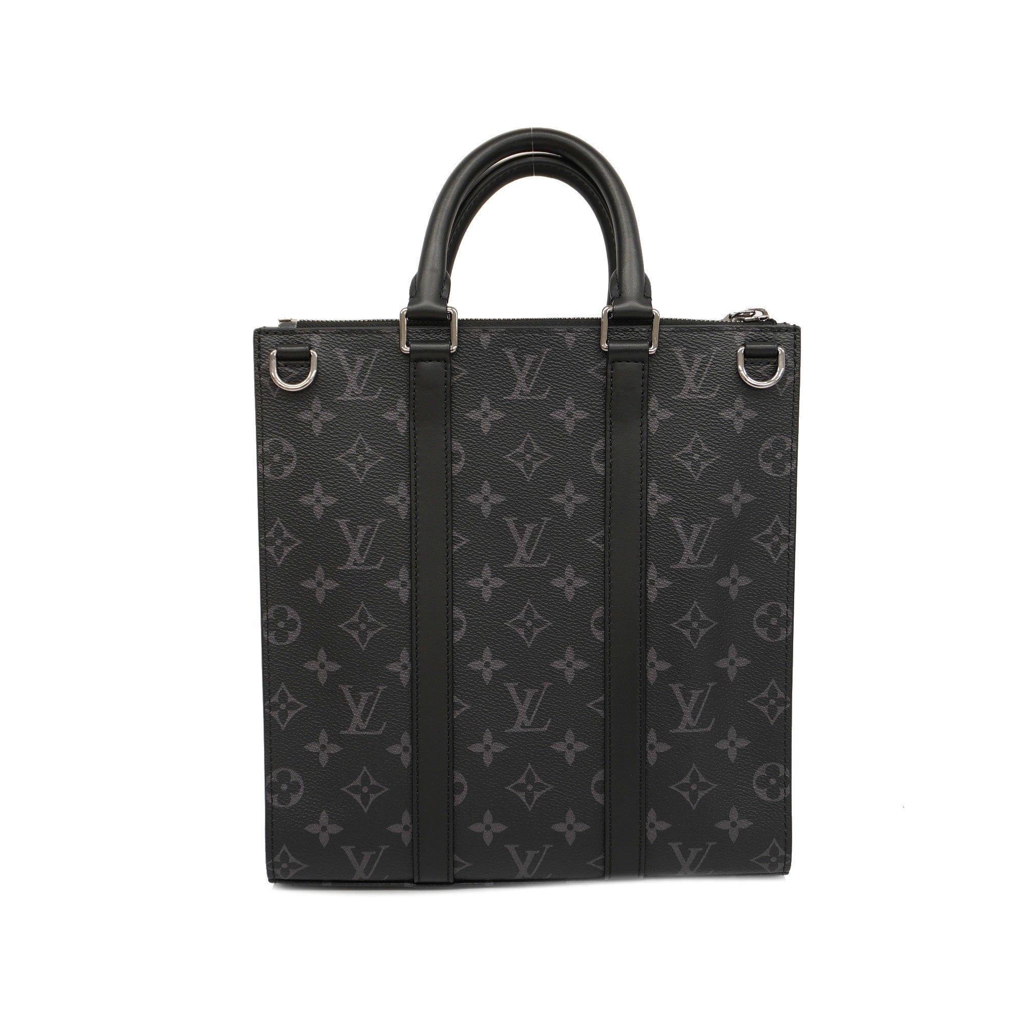 LOUIS VUITTONAuth  Monogram Eclipse 2WAY Bag Sack Plastic Cloth M46456