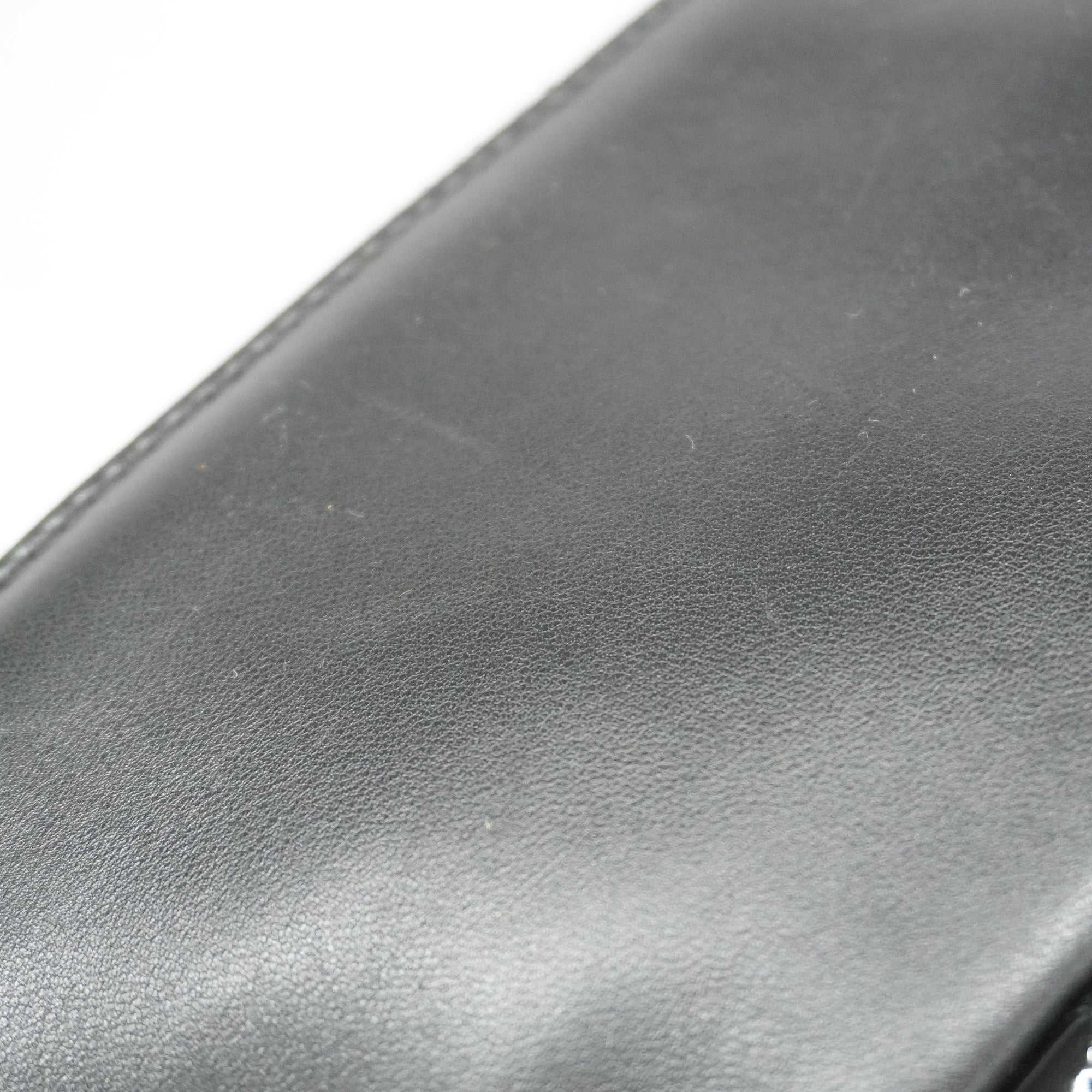 CHANELAuth  Matelasse Women's Leather,Patent Leather Clutch Bag Black