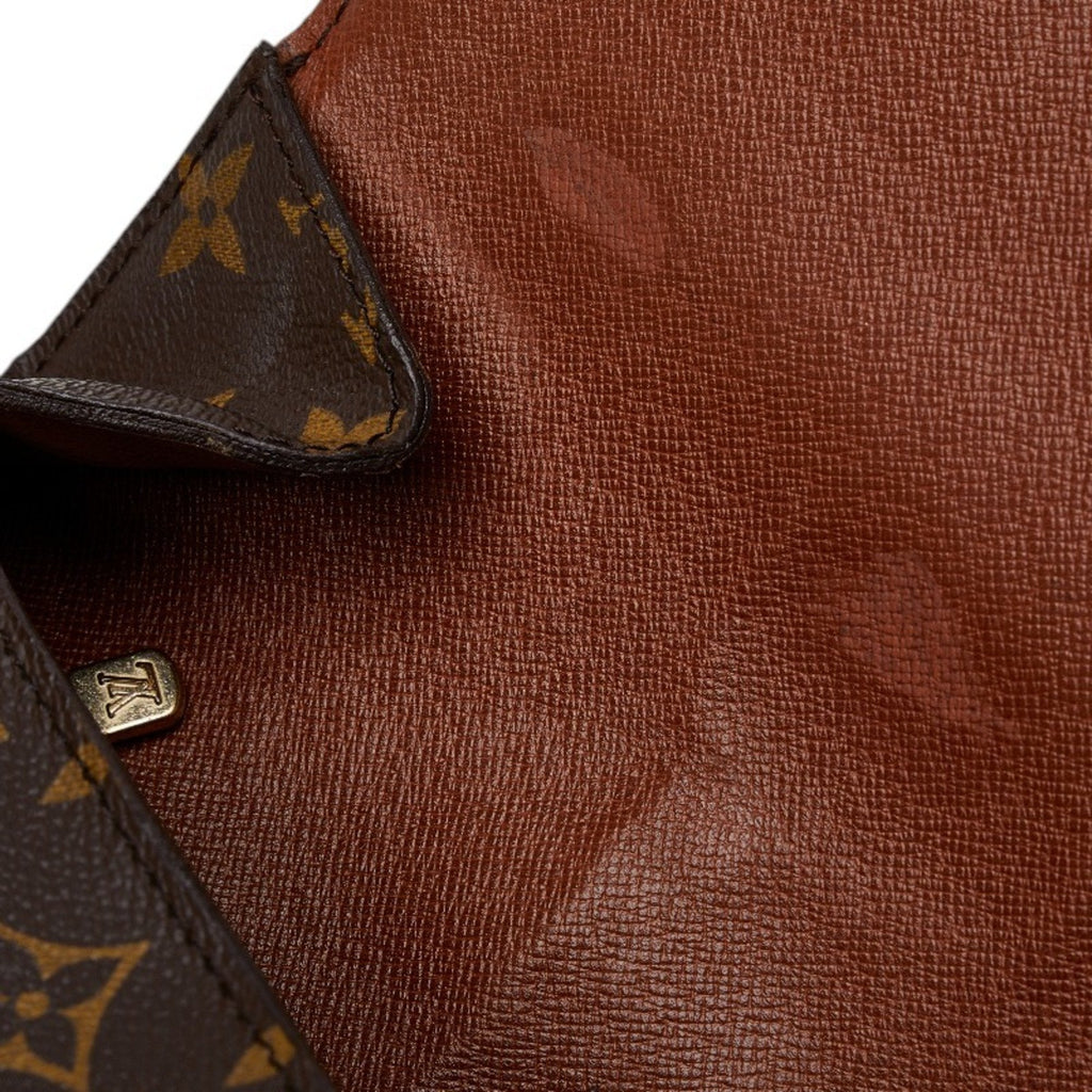 LOUIS VUITTON Monogram Saint-Clue GM Shoulder Bag M51242 Brown PVC Leather Women's