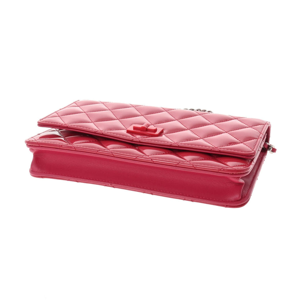 CHANEL matelasse chain 2.55 pink ladies enamel