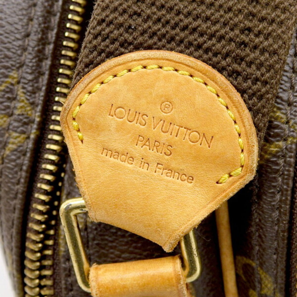LOUIS VUITTON Monogram Reporter PM Shoulder Bag M45254 Brown Women's