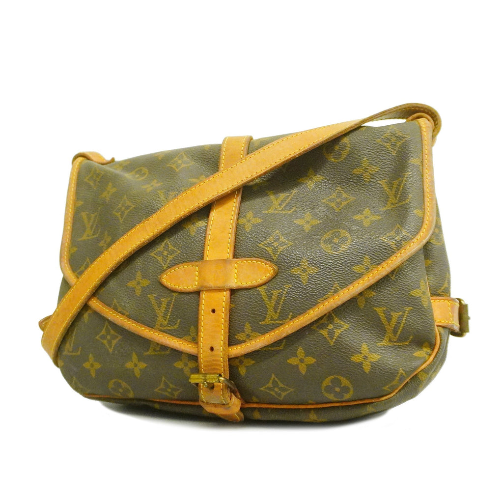 LOUIS VUITTONAuth  Monogram Saumur 30 M42256 Women's Shoulder Bag