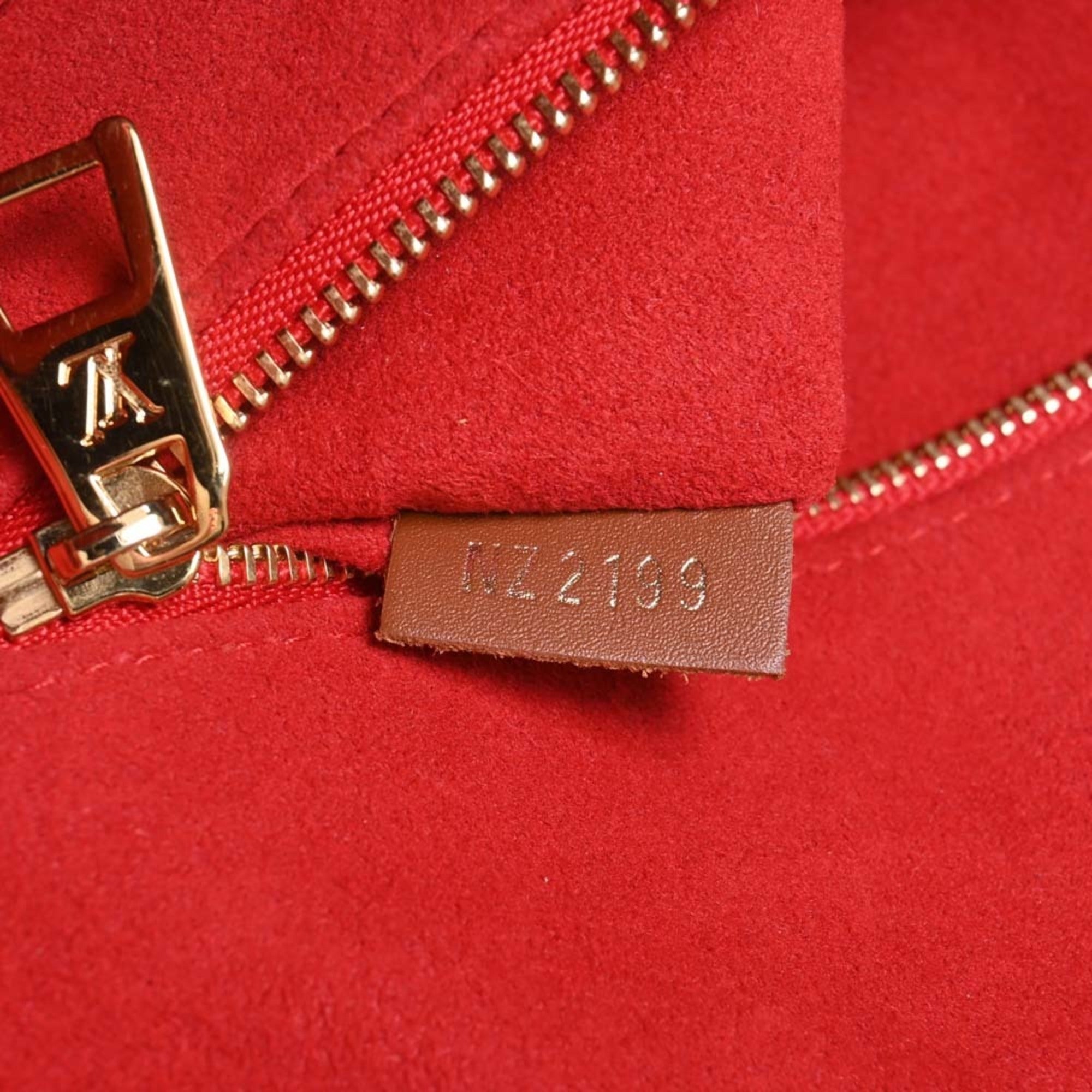 LOUIS VUITTON Monogram Teddy On the Go GM 2WAY Handbag M55420 Brown/Ivory Women's