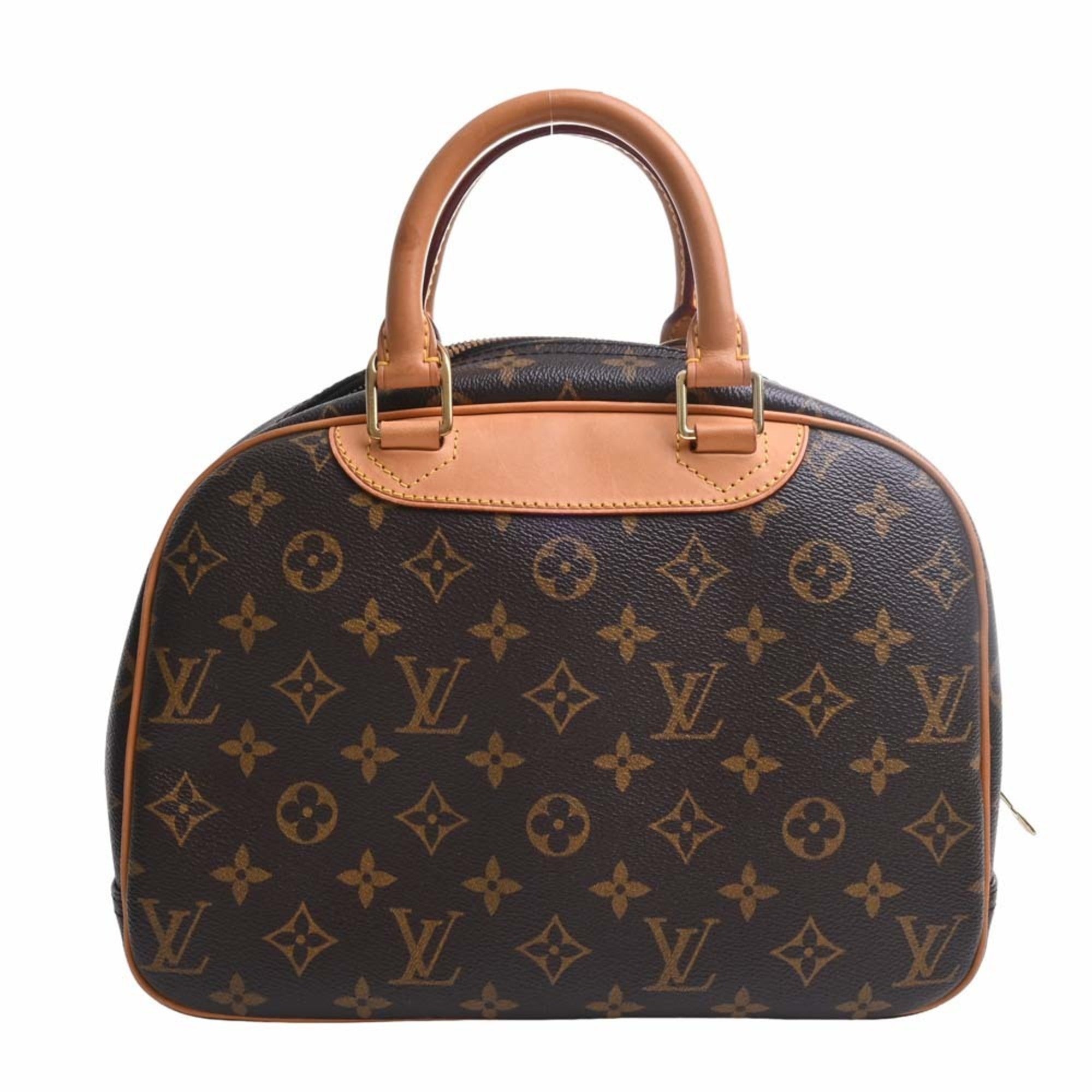 LOUIS VUITTON Monogram True Bill Handbag M42228 Brown Women's