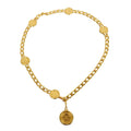 CHANELAuth  Chain Belt Gold Metal Women's Chain Belt Gold