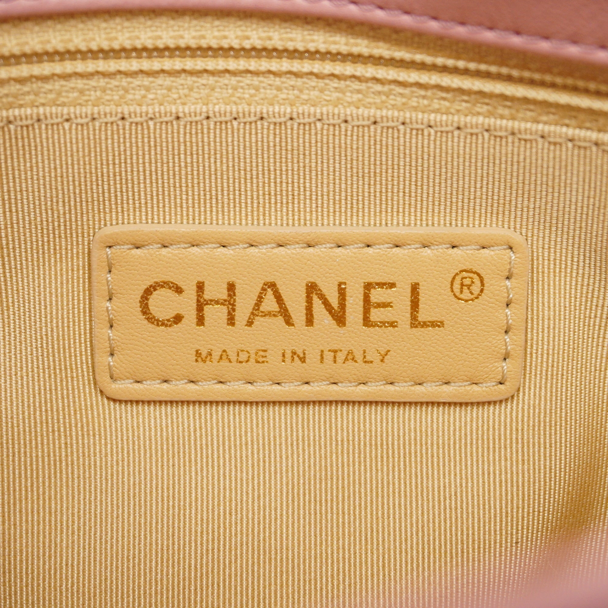 CHANELAuth  Matelasse W Flap W Chain Women's Leather Shoulder Bag Pink