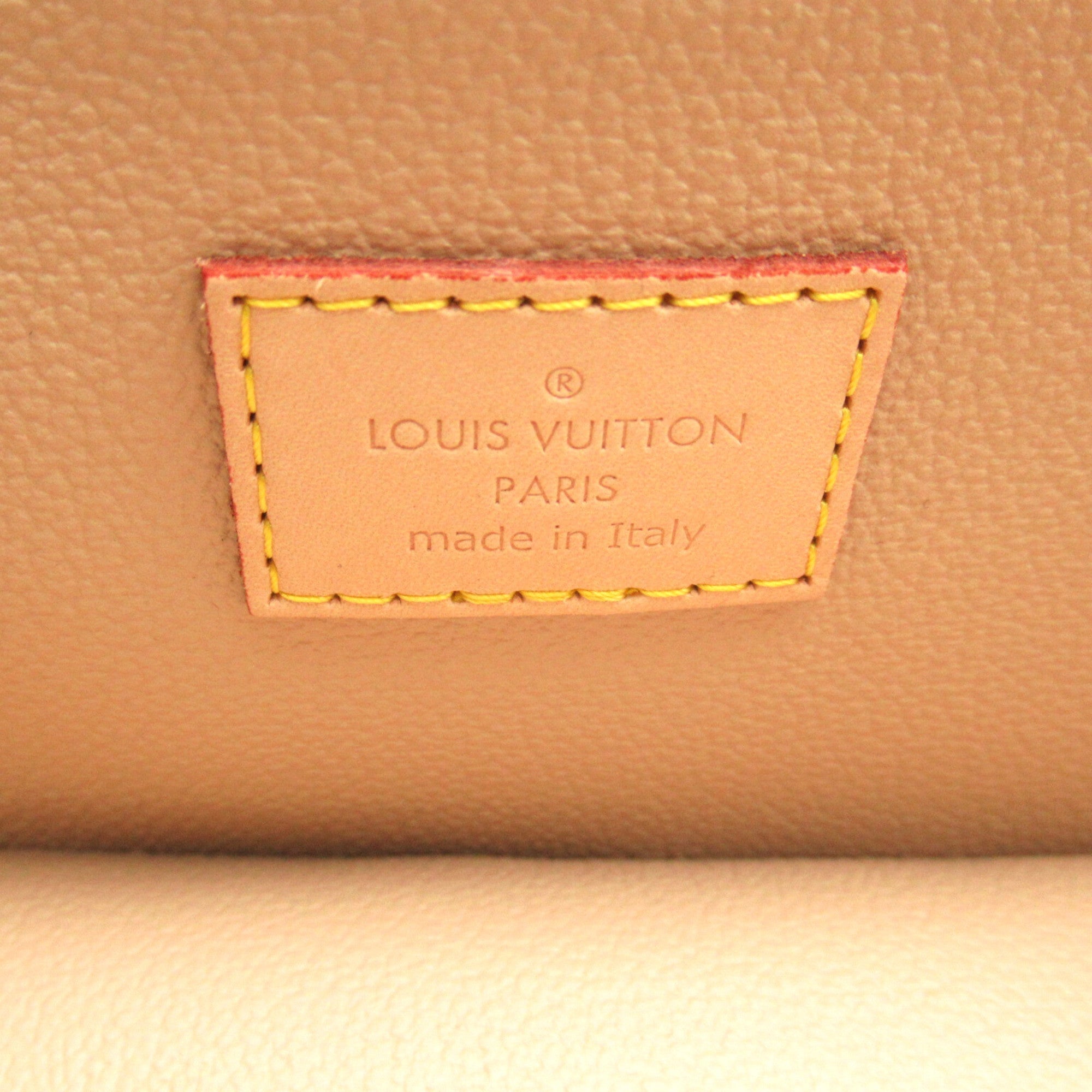 LOUIS VUITTON Nice Mini Vanity Bag Brown Monogram PVC coated canvas M44495