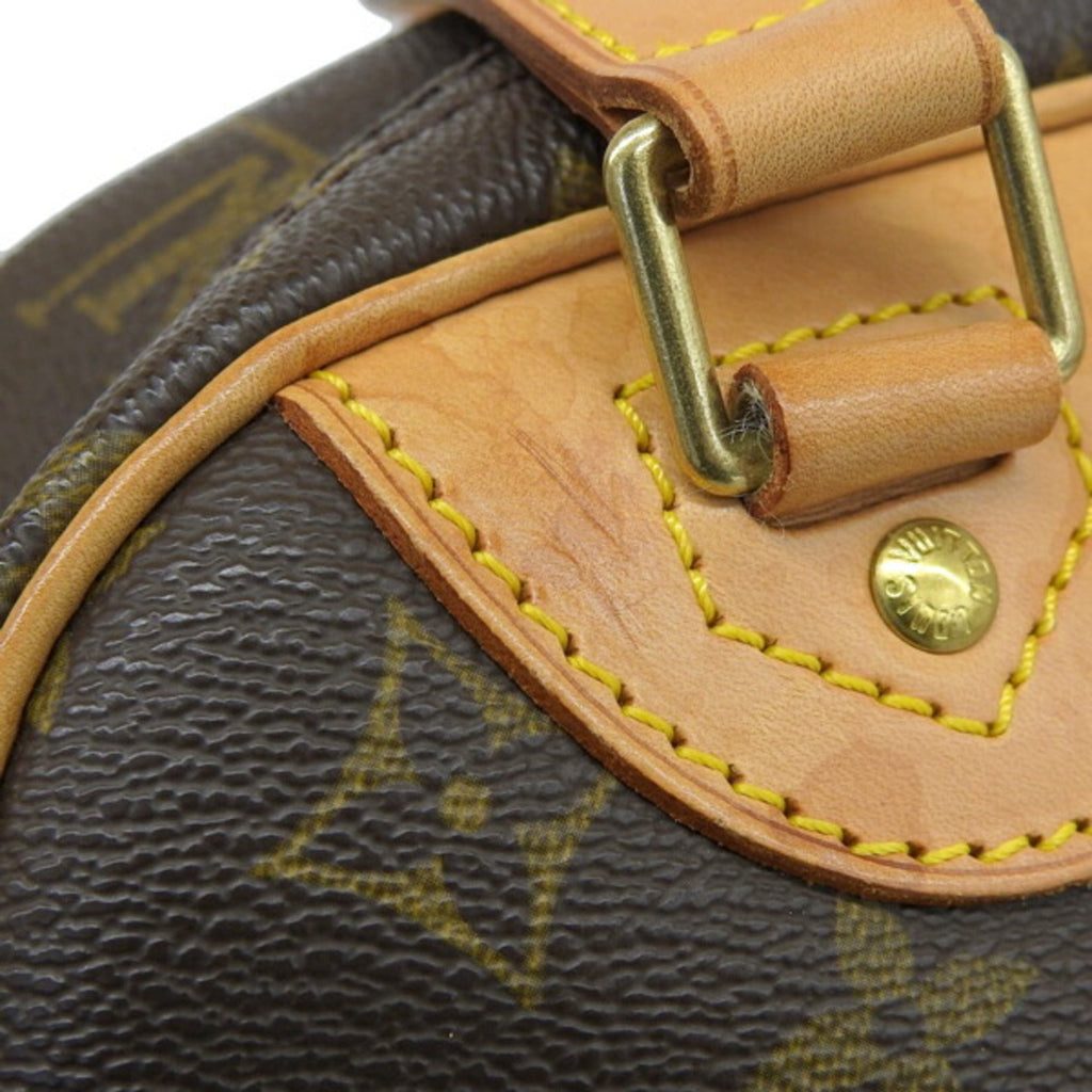 LOUIS VUITTON Monogram Excursion Handbag M41450 Brown Women's
