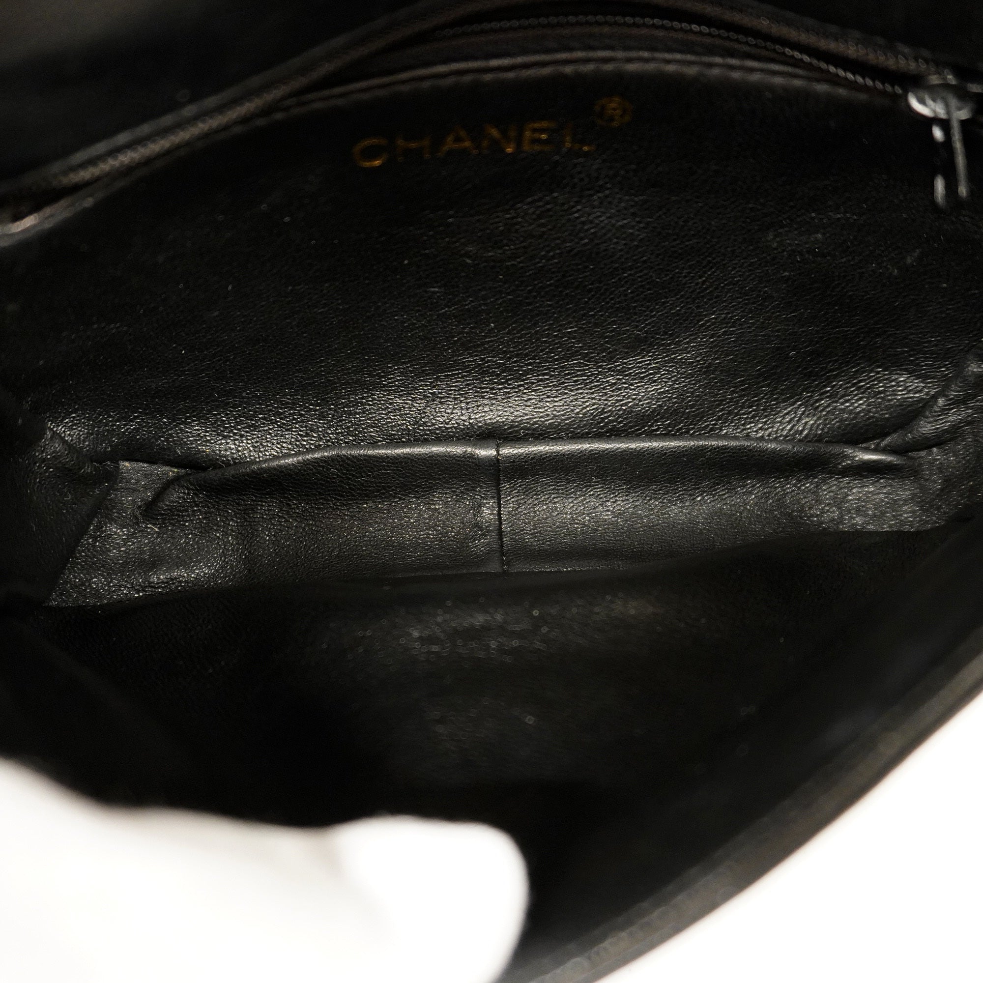 CHANELAuth  Matelasse Chain Shoulder Women's Leather Shoulder