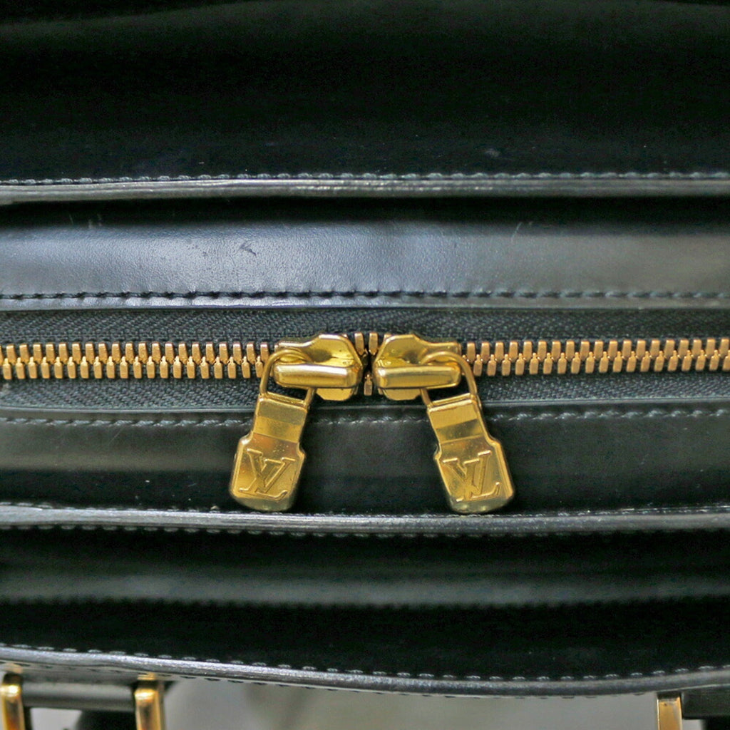 LOUIS VUITTON Pont Neuf Epi Handbag Leather M52052 Black Women's