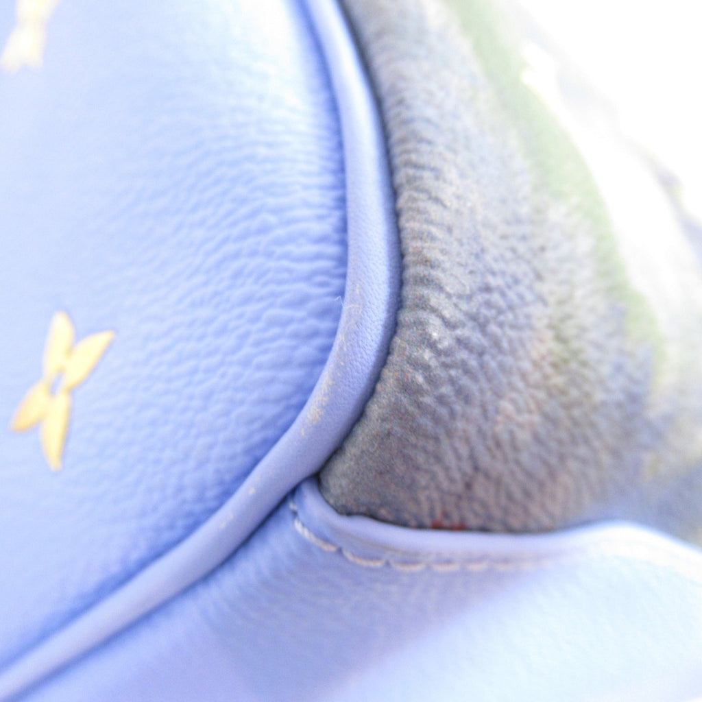 LOUIS VUITTON monet speedy 30 handbag Blue Masters collection PVC coated canvas M43354