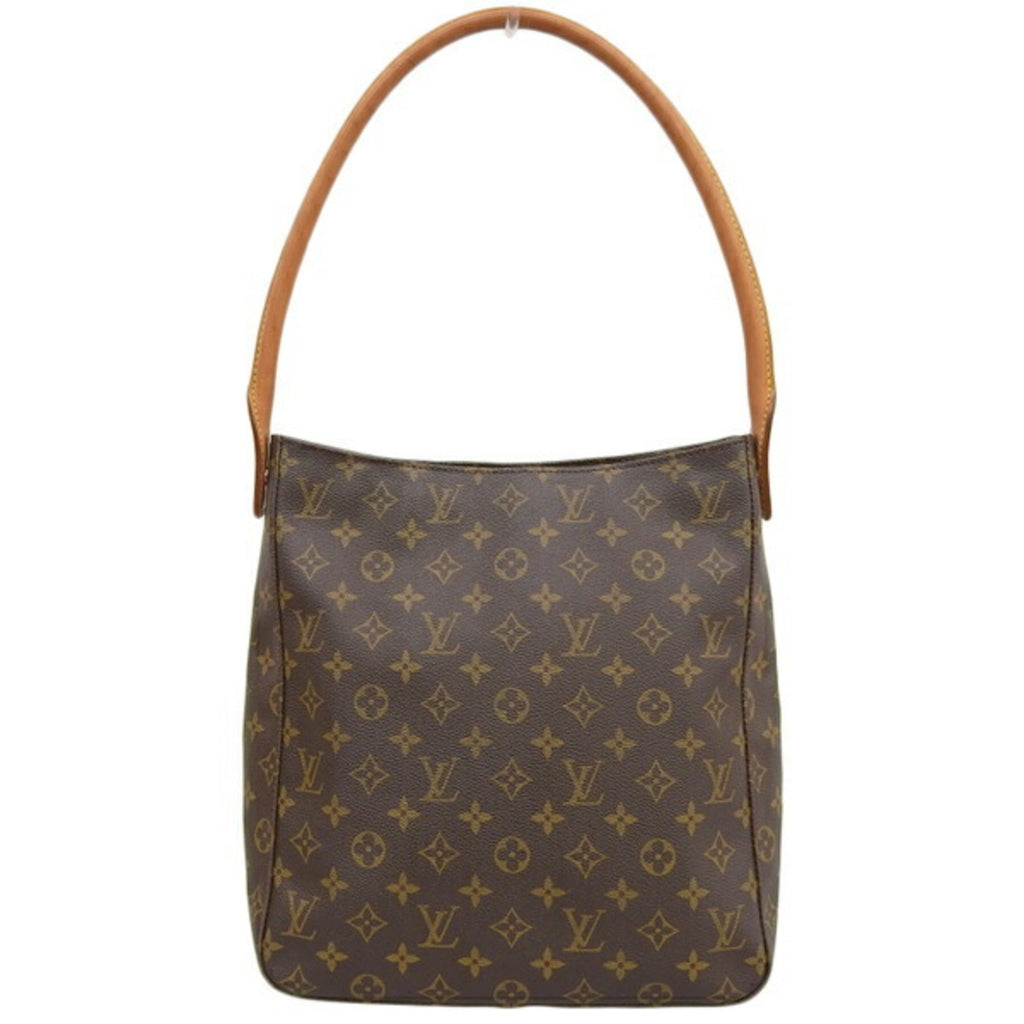 LOUIS VUITTON Monogram Looping GM Shoulder Bag M51145 Brown Women's