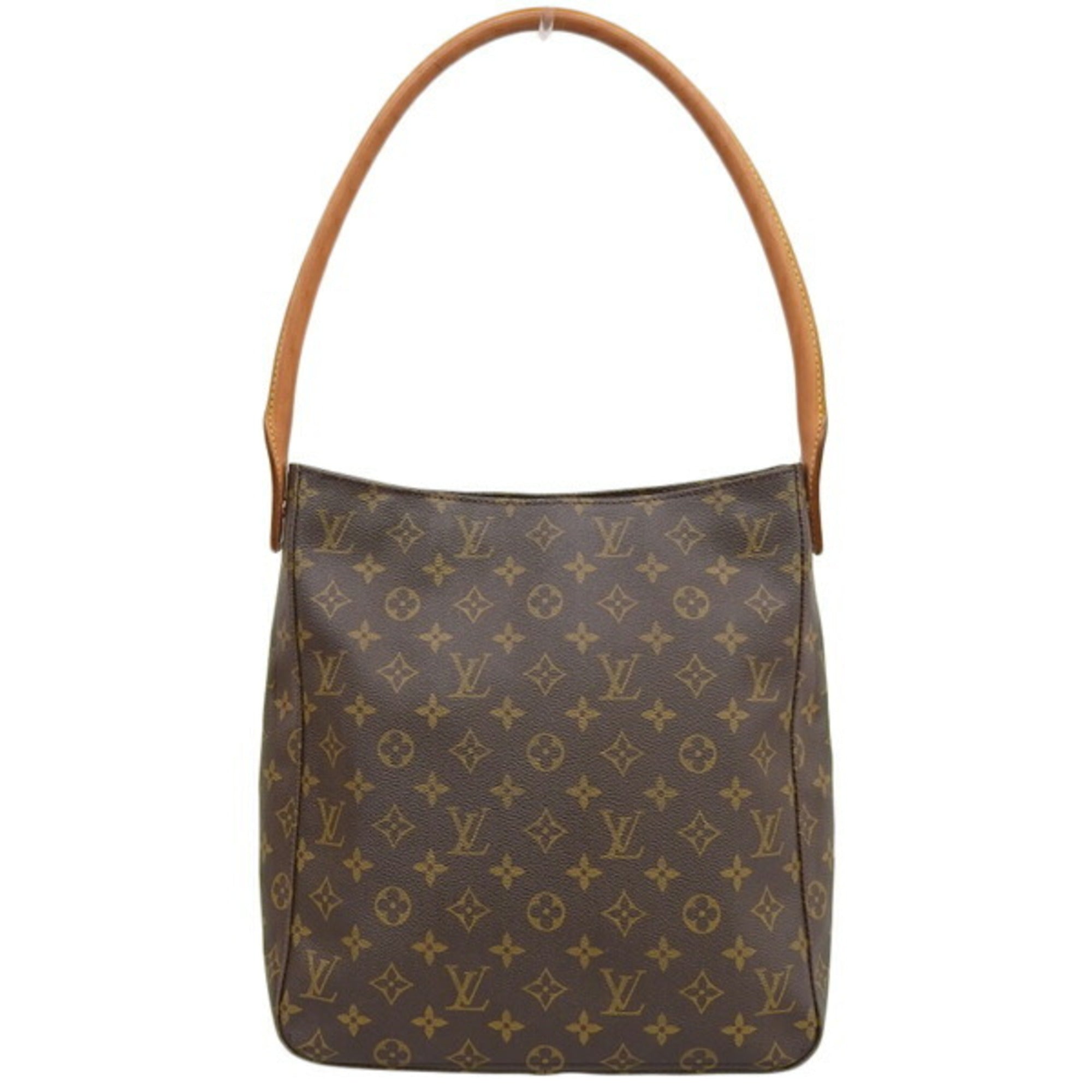 LOUIS VUITTON Monogram Looping GM Shoulder Bag M51145 Brown Women's