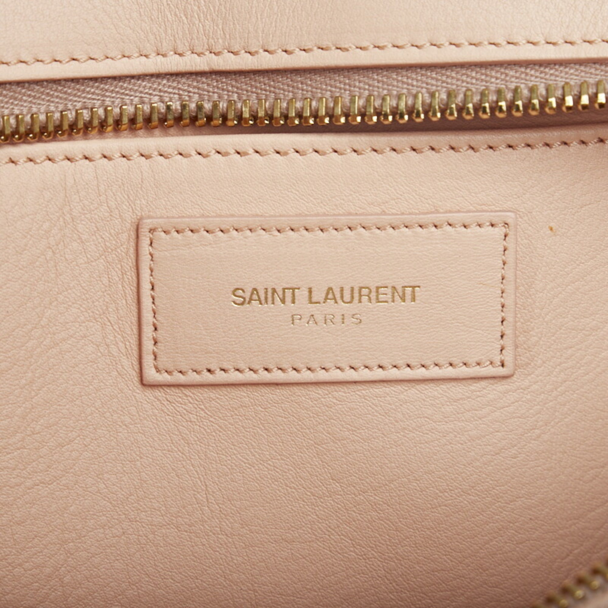 SAINT LAURENT Y line cabas chic handbag 331210 pink leather ladies