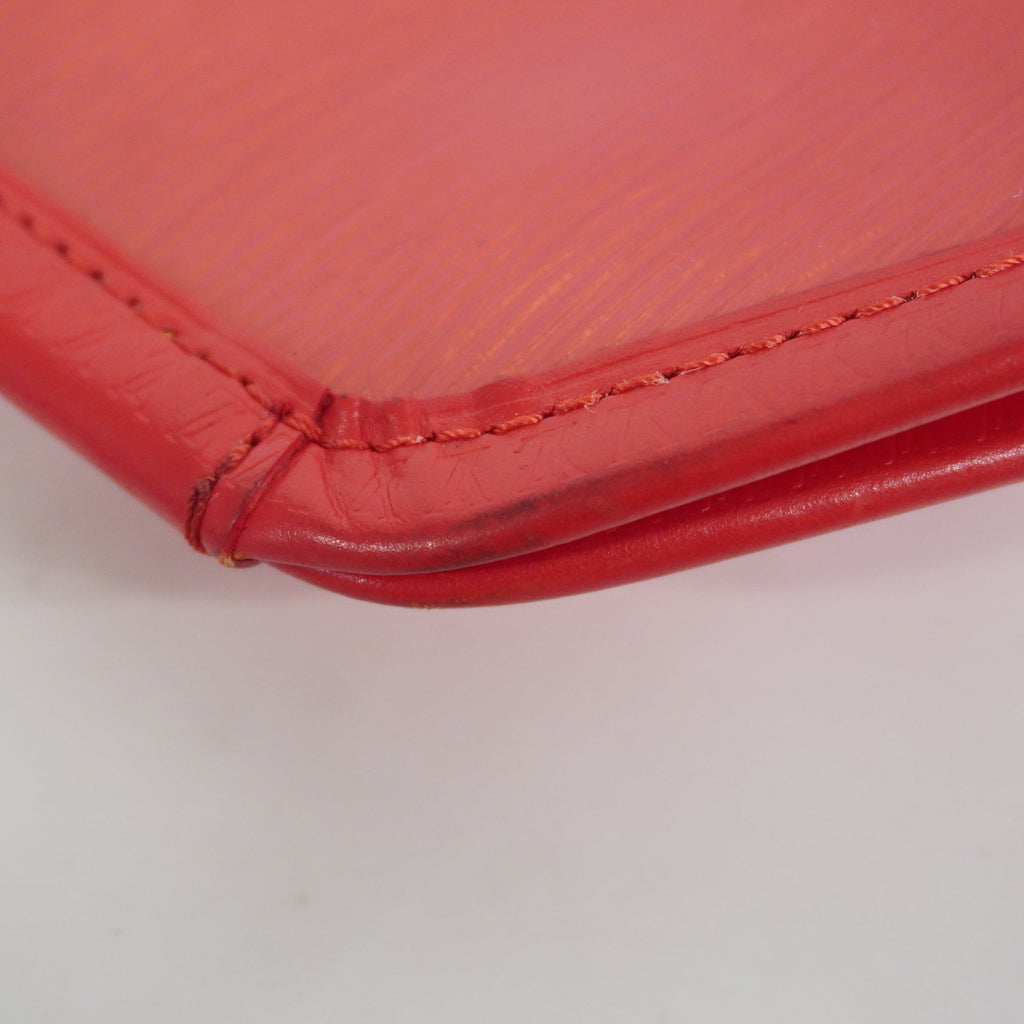 LOUIS VUITTONAuth  Epi Plage Lagoon Bay M92264 Women's Tote Bag Red Color
