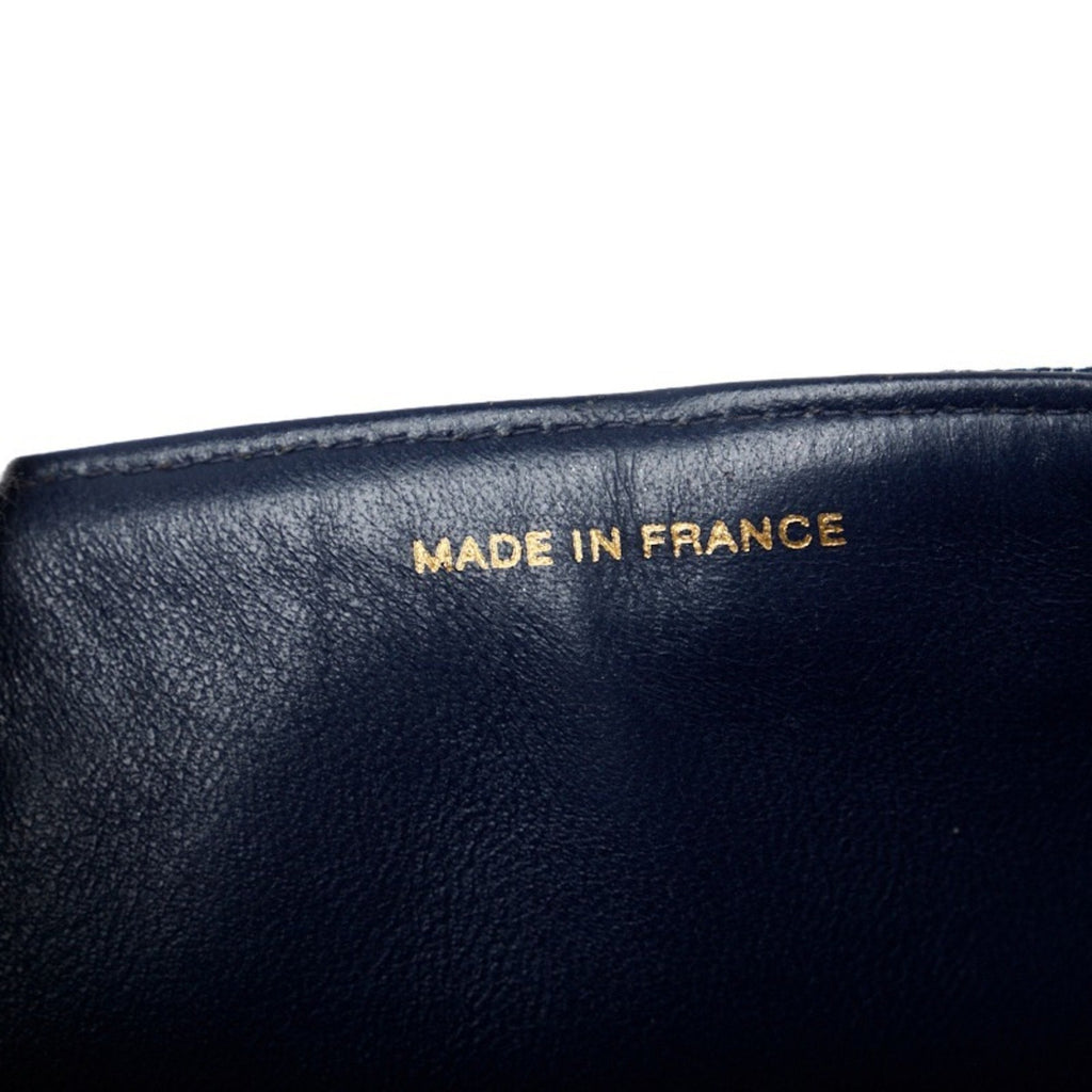 CHANEL matelasse 23 double flap chain shoulder bag blue ladies