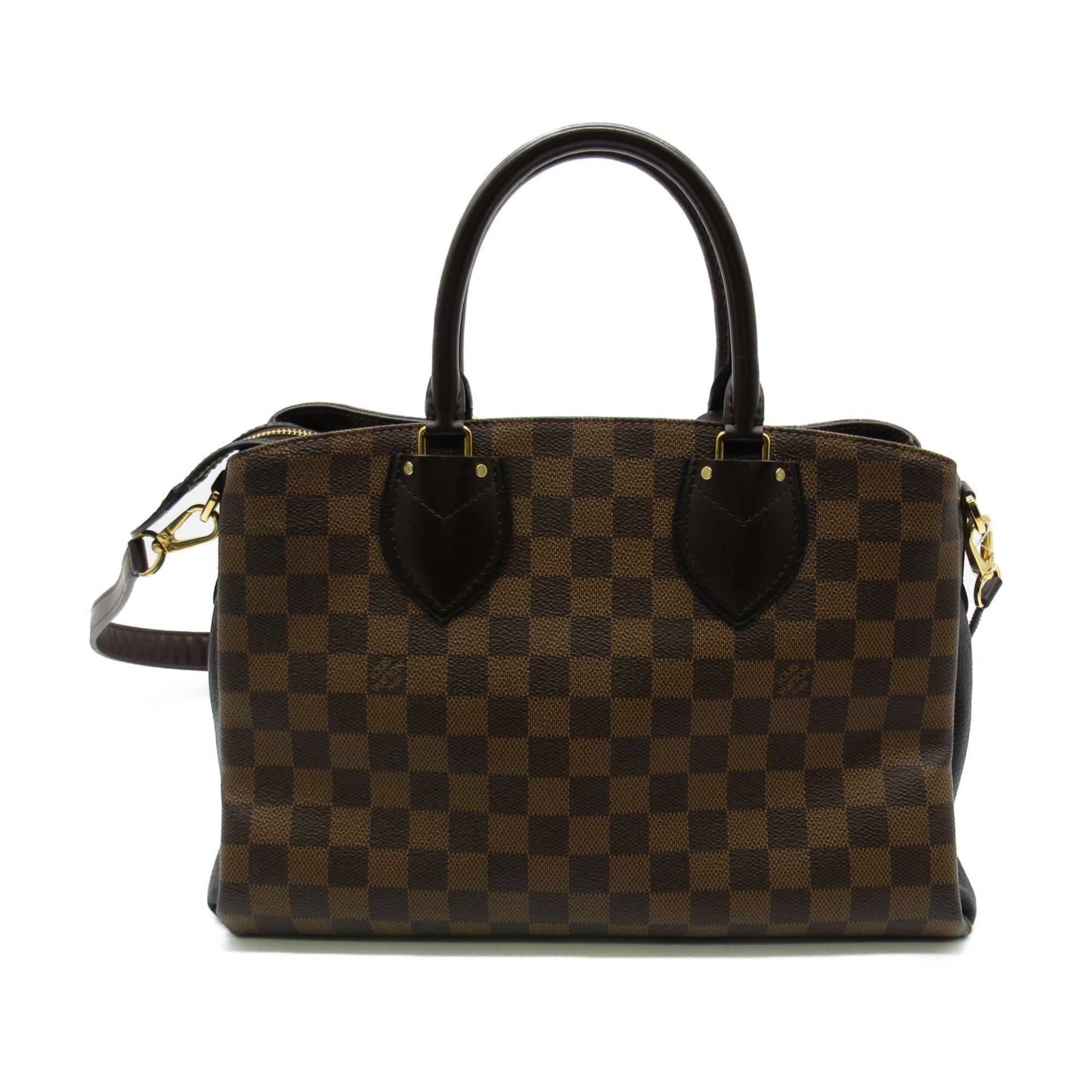 LOUIS VUITTON Normandy 2wayShoulder Bag Brown Black Damier PVC coated canvas N41487