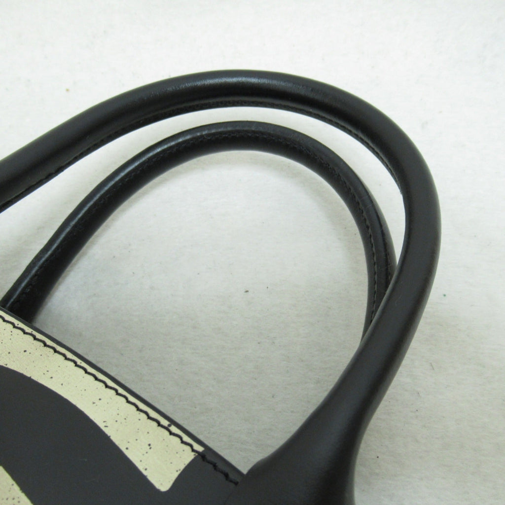 LOUIS VUITTON City Steamer MM Shoulder Bag White Black leather M53231