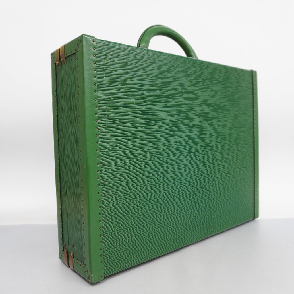 LOUIS VUITTONAuth  Epi Trunk Case President 45 Men,Women,Unisex Bag Borneo Green