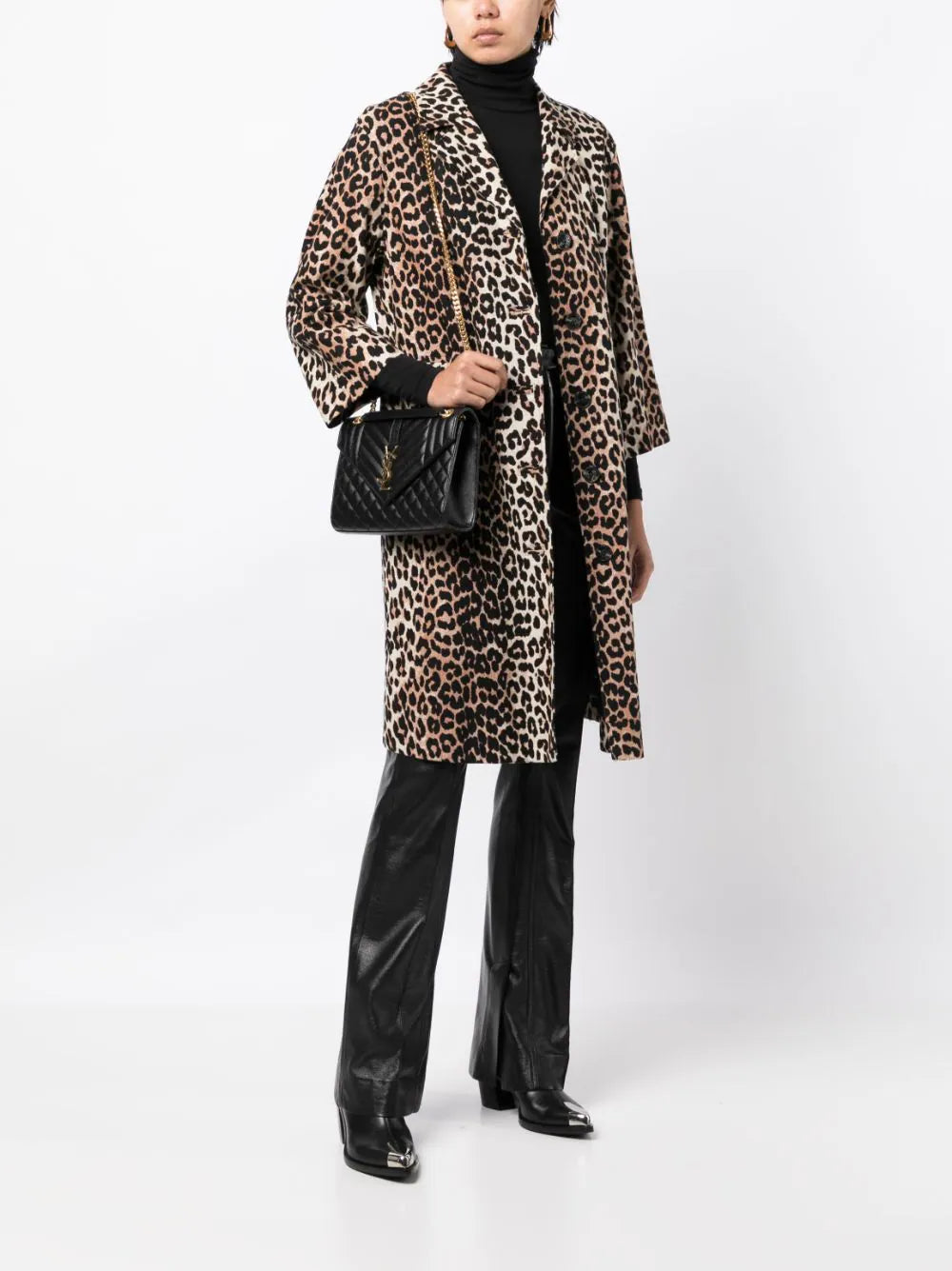 YVES SAINT LAURENT Envelope Quilted Shoulder Bag