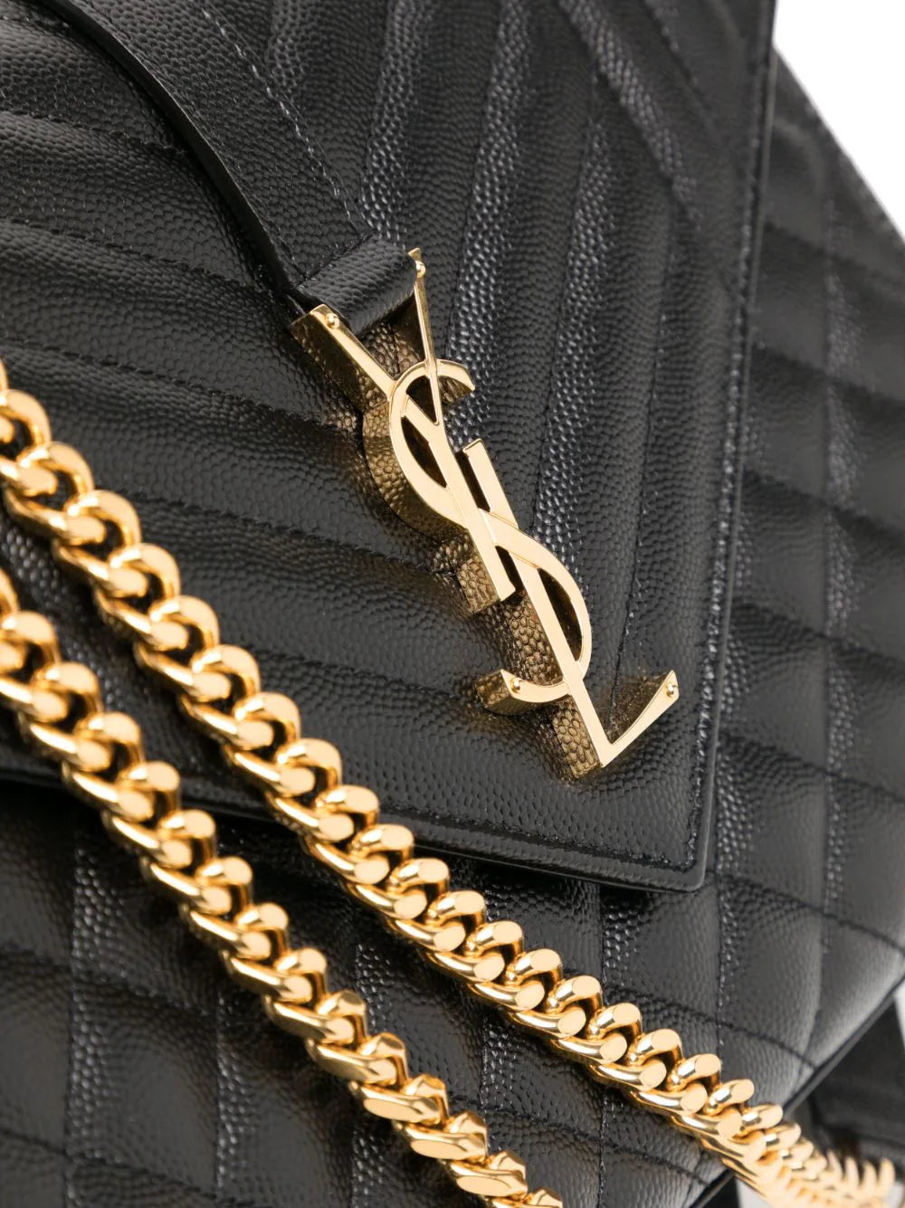 YVES SAINT LAURENT Envelope Quilted Shoulder Bag