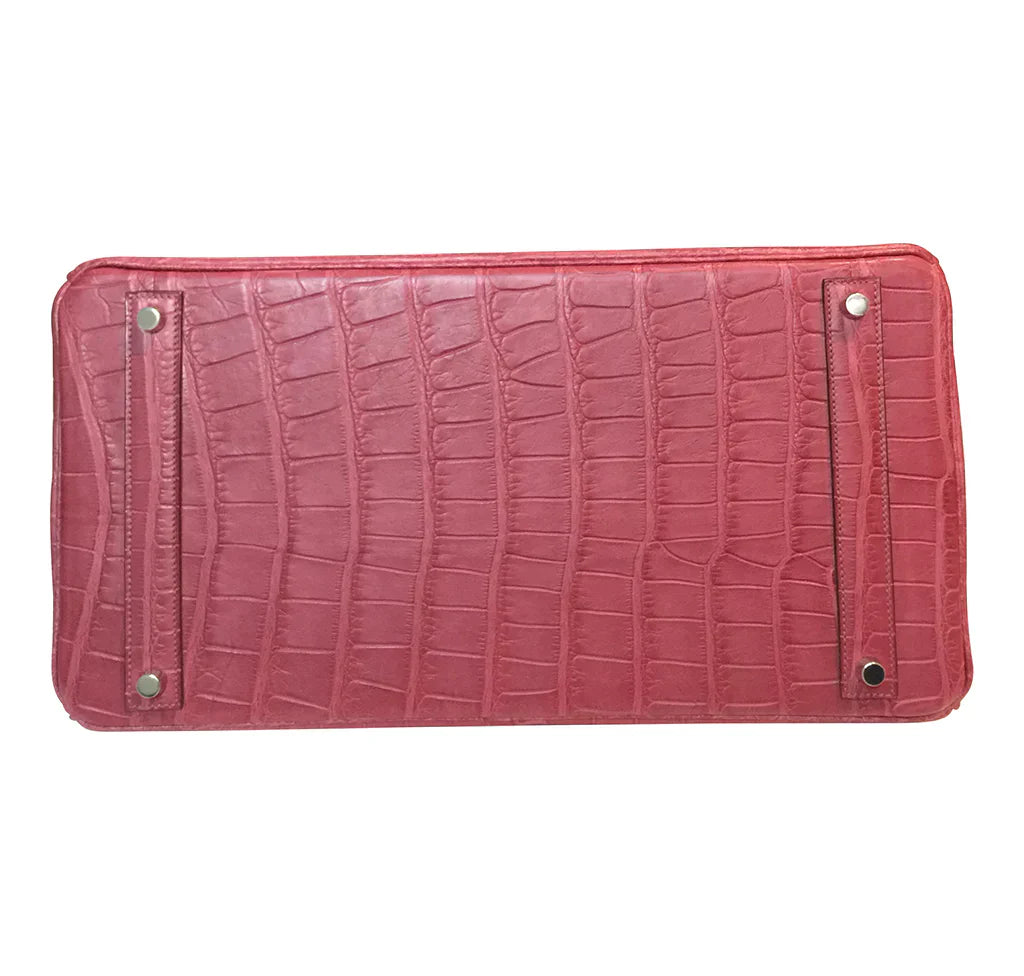 Hermès Handmade Alligator Birkin Bag Fuchsia 40cm (SPECIAL)