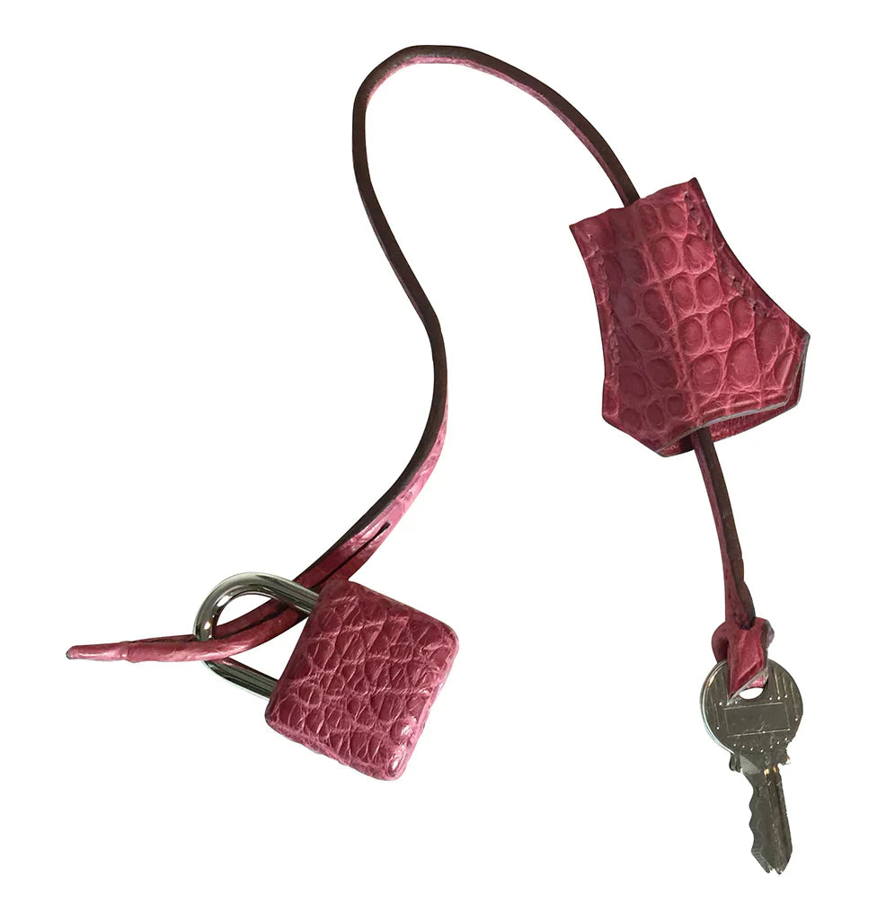 Hermès Handmade Alligator Birkin Bag Fuchsia 40cm (SPECIAL)
