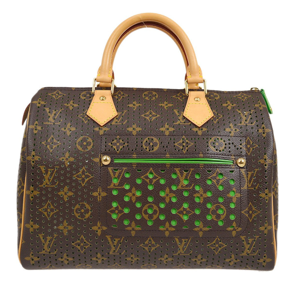 LOUIS VUITTON SPEEDY HANDBAG GREEN