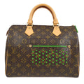 LOUIS VUITTON SPEEDY HANDBAG GREEN