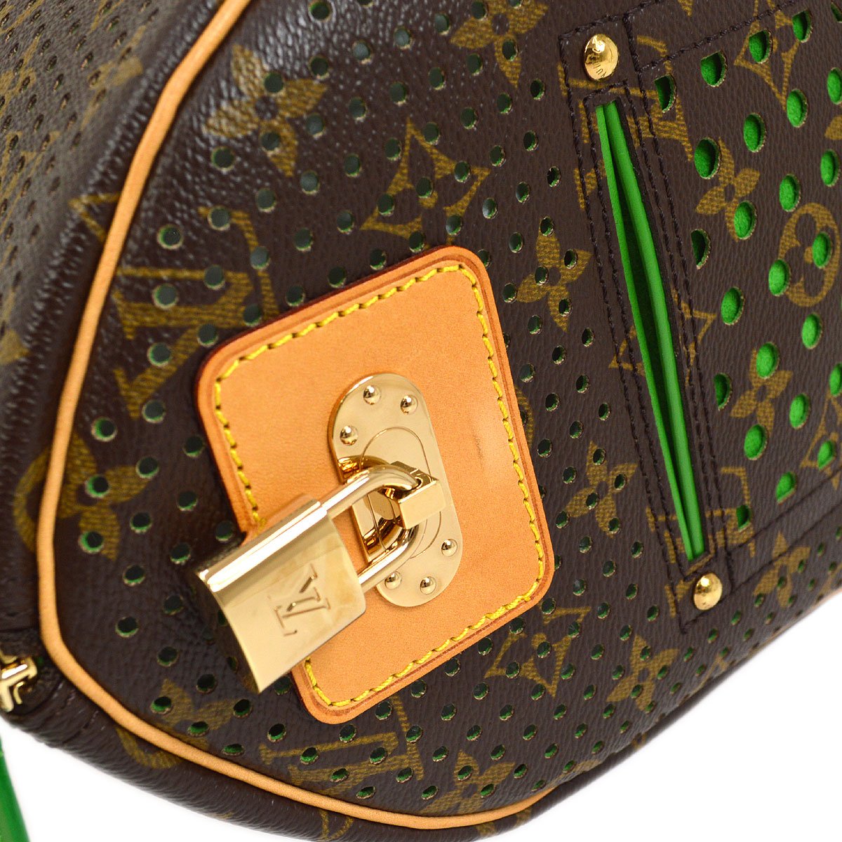 LOUIS VUITTON SPEEDY HANDBAG GREEN