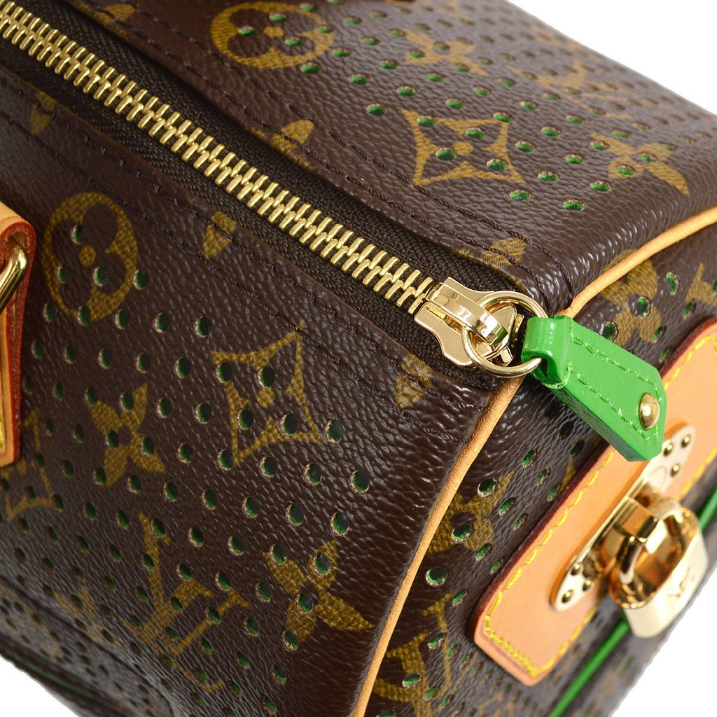 LOUIS VUITTON SPEEDY HANDBAG GREEN